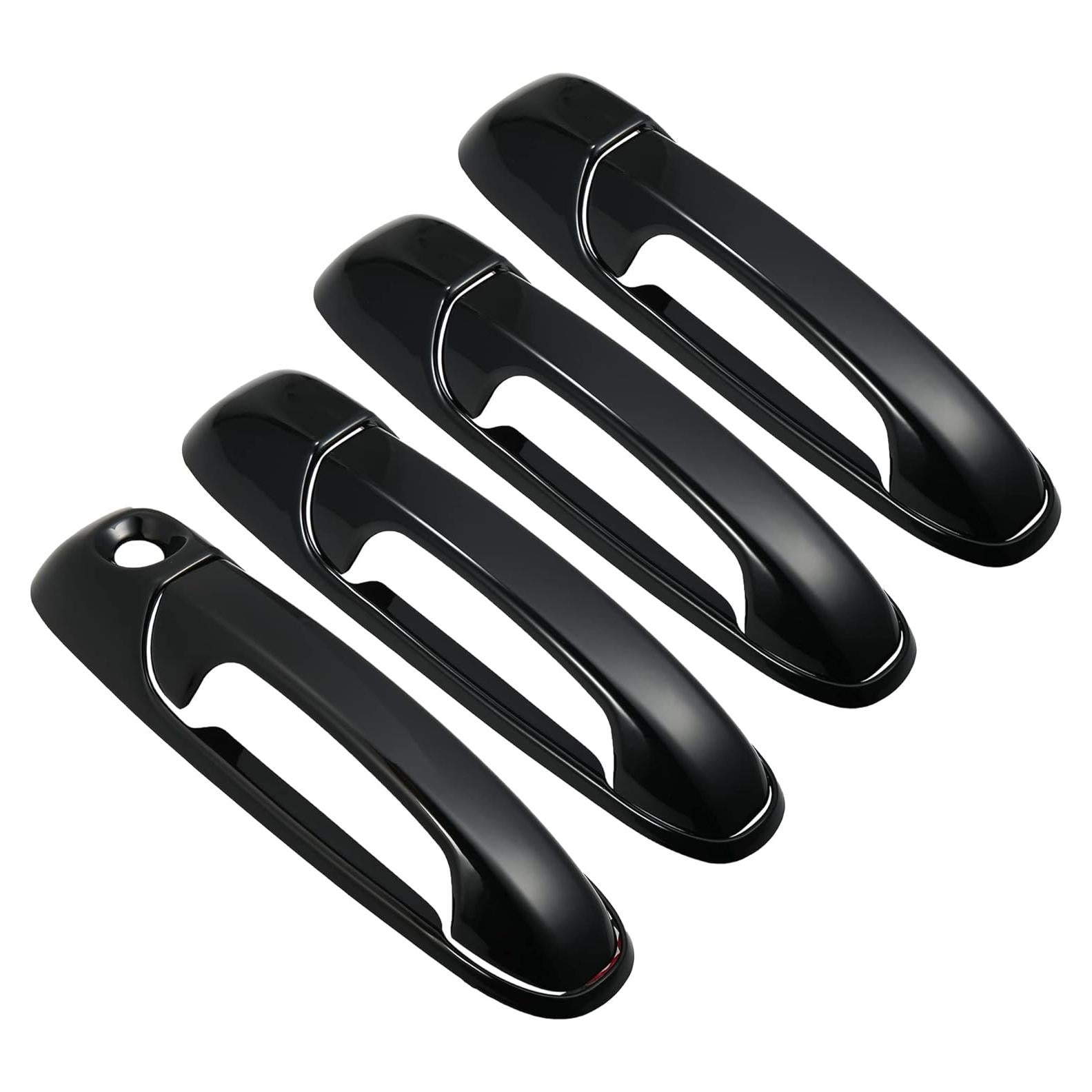 Cubierta de Manija de Puerta Exterior X AUTOHAUX 4 Piezas ABS Negro