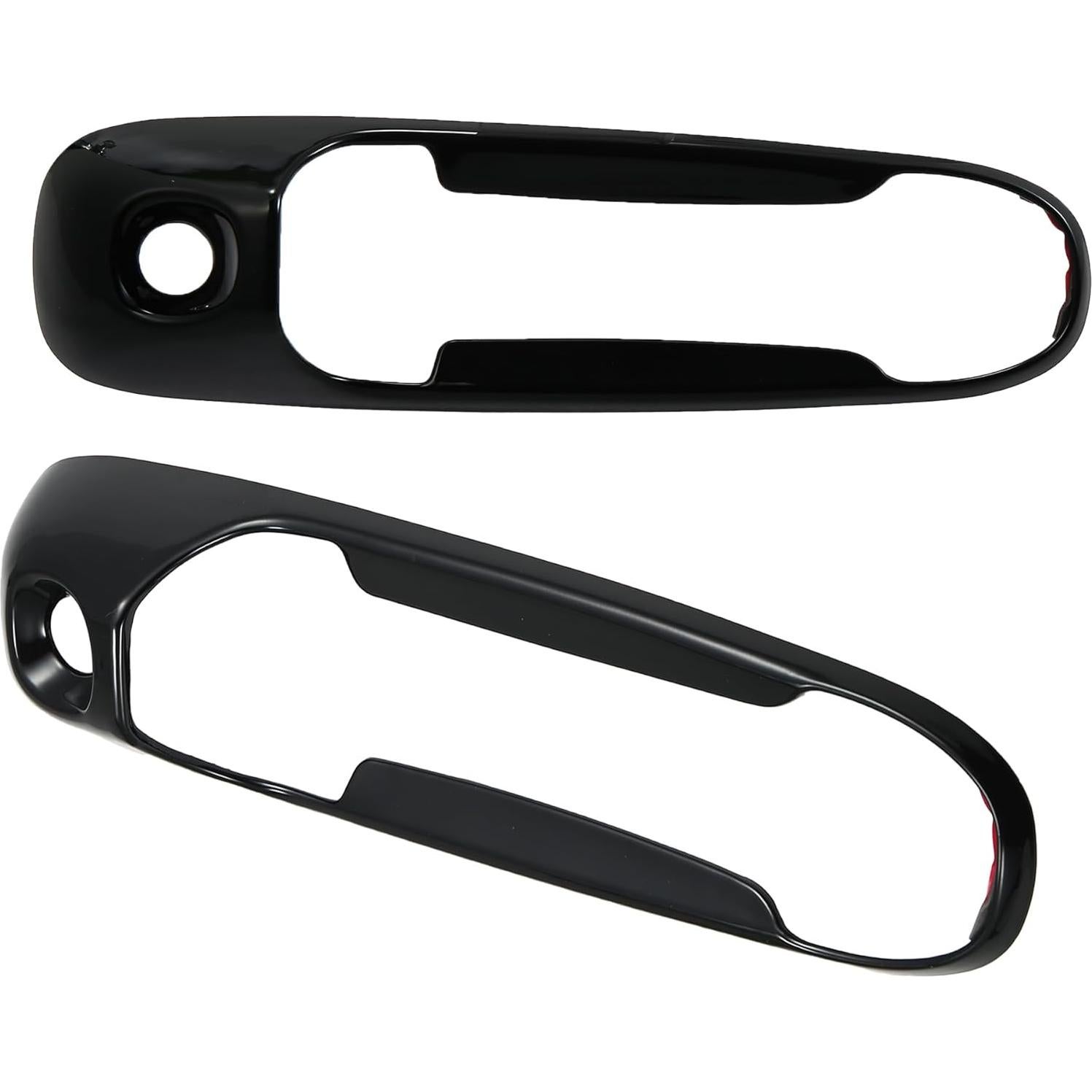 Cubierta de Manija de Puerta Exterior X AUTOHAUX 4 Piezas ABS Negro