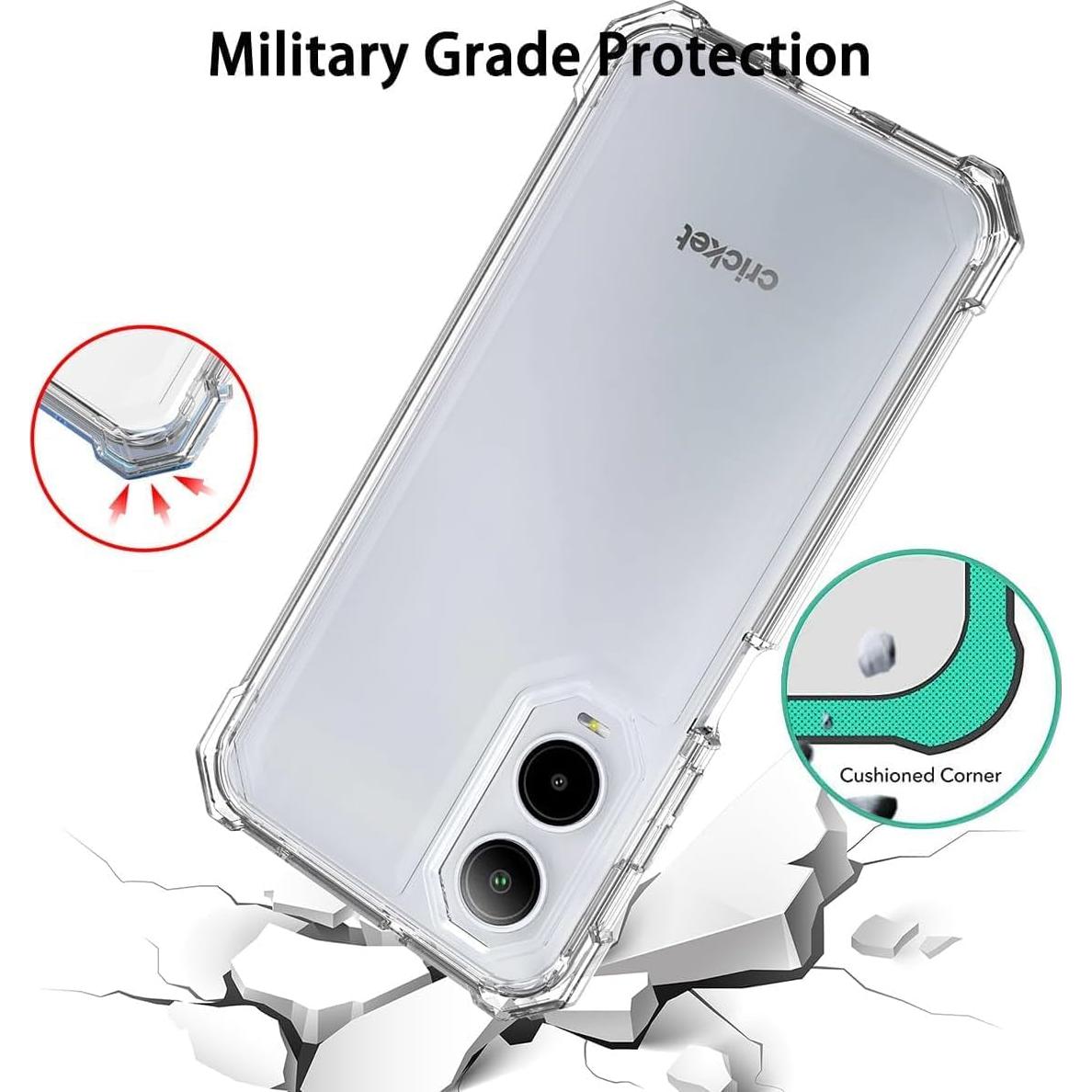 Funda Protectora Transparente Eaglecell para Cricket Debut S3