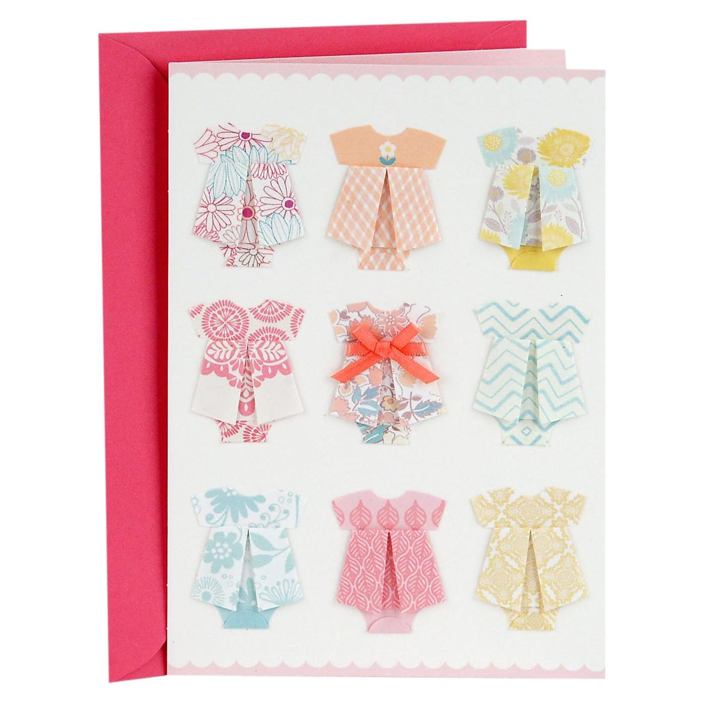 Tarjeta de Felicitación Baby Shower Hallmark Rosa 12.7x18.3cm