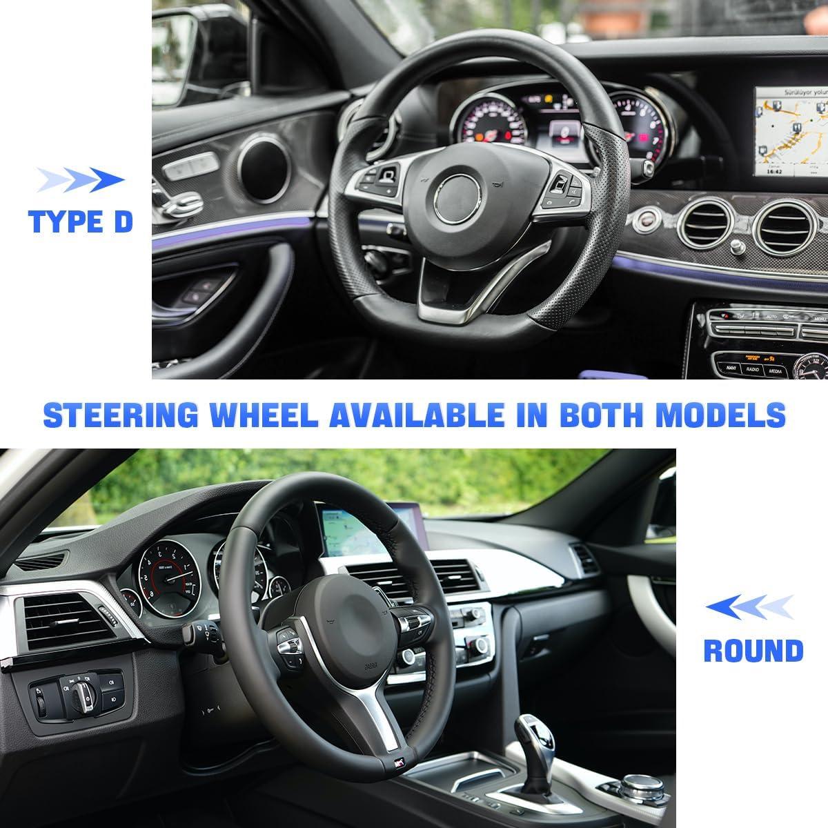 Cubierta de Volante Zipelo 37-38 cm Antideslizante Negro