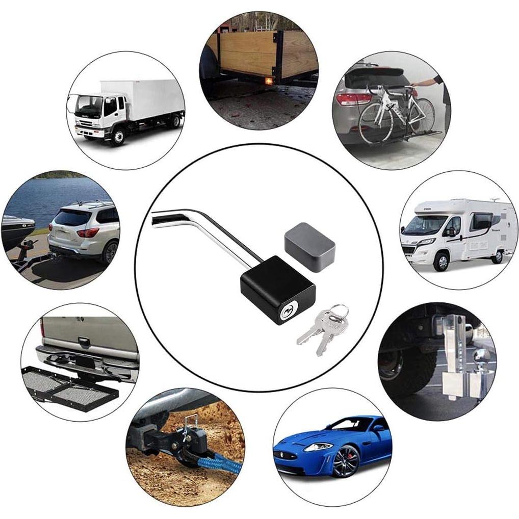 Cerradura de Remolque CZC AUTO 5/8" (1.59 cm) Pin Doblado