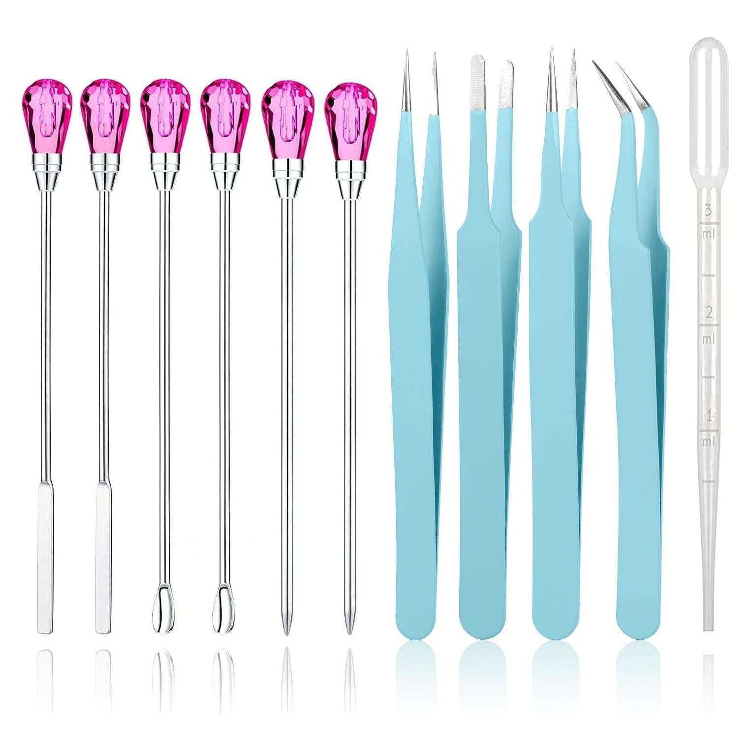 Juego de Herramientas de Resina MSDADA 11 Pcs - Cian