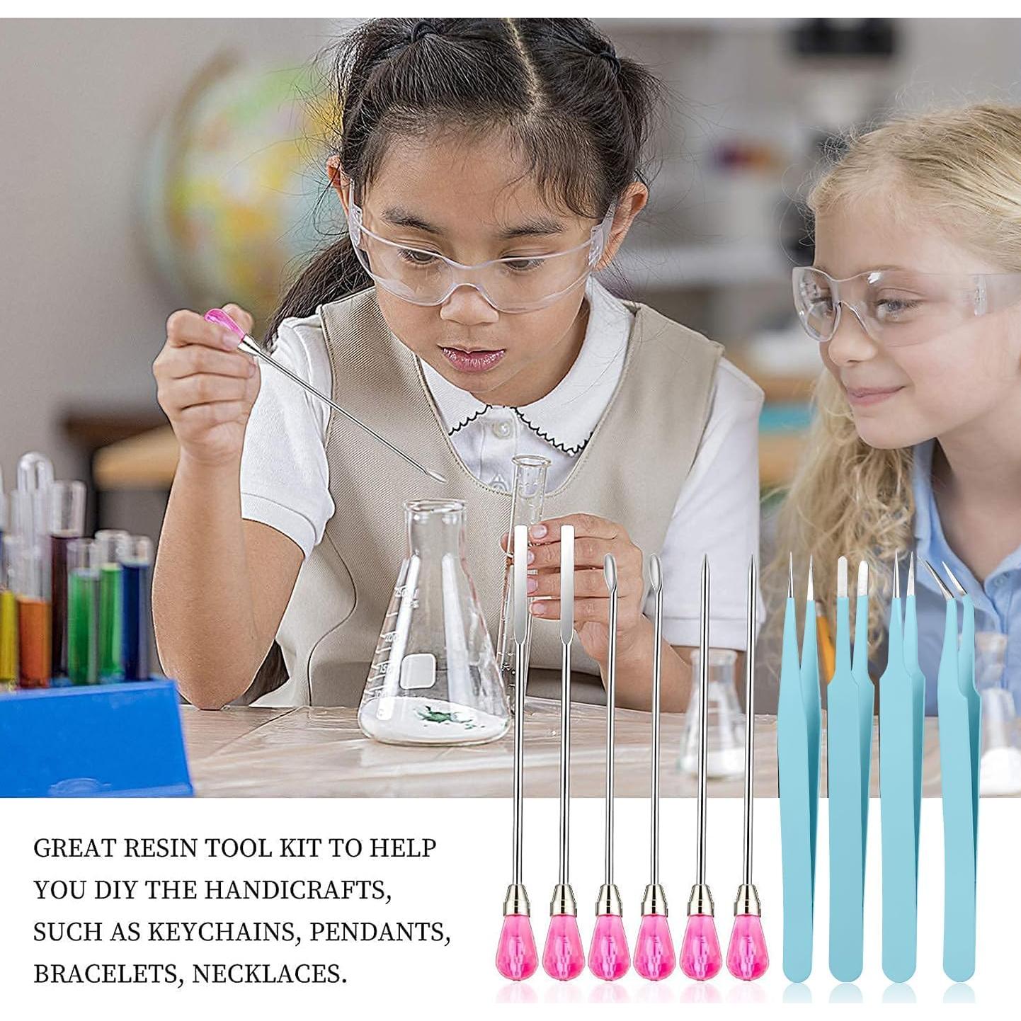 Juego de Herramientas de Resina MSDADA 11 Pcs - Cian