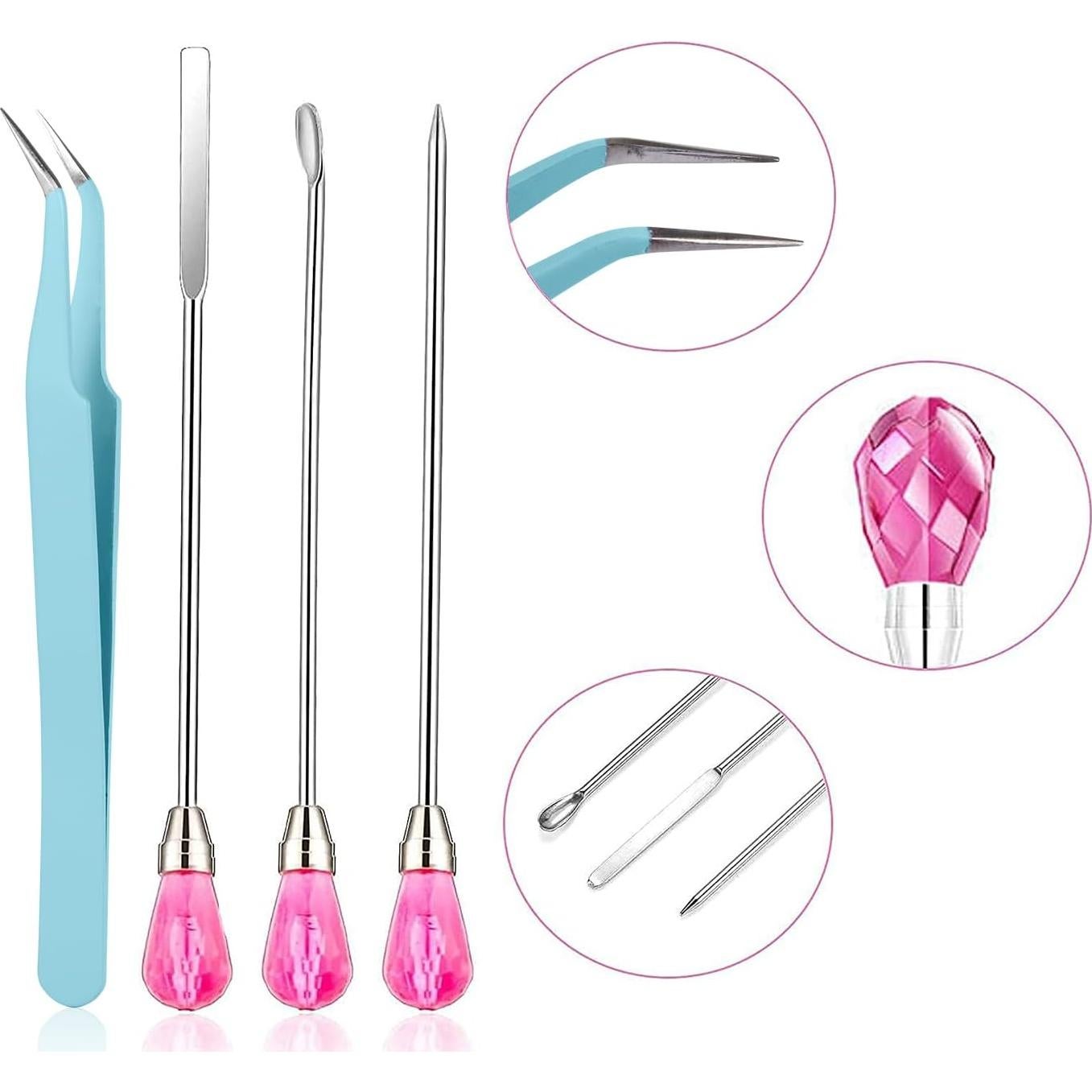 Juego de Herramientas de Resina MSDADA 11 Pcs - Cian