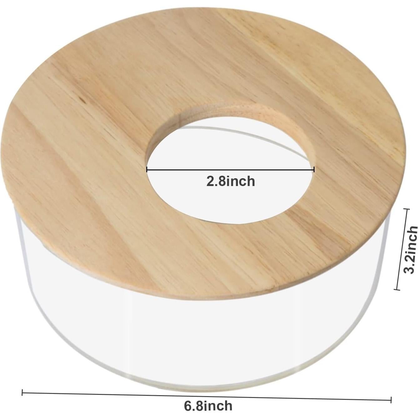 Caja de Baño de Arena para Hámster Grande Changeary Circular