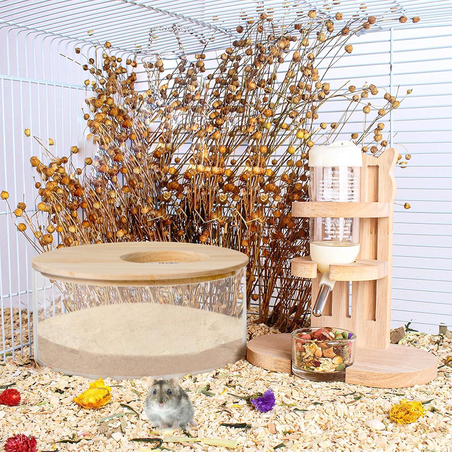 Caja de Baño de Arena para Hámster Grande Changeary Circular