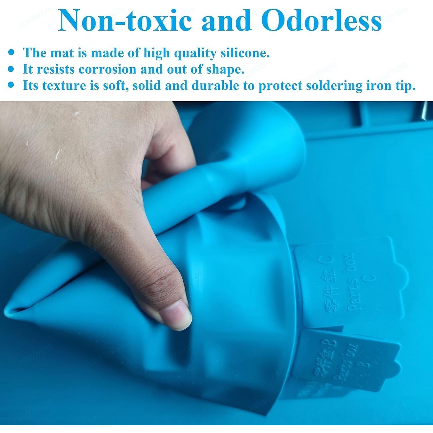 Alfombrilla de Trabajo de Silicona WWZMDiB S-130 30x20cm