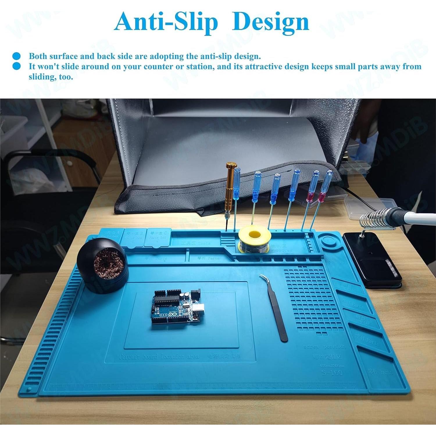 Alfombrilla de Trabajo de Silicona WWZMDiB S-130 30x20cm