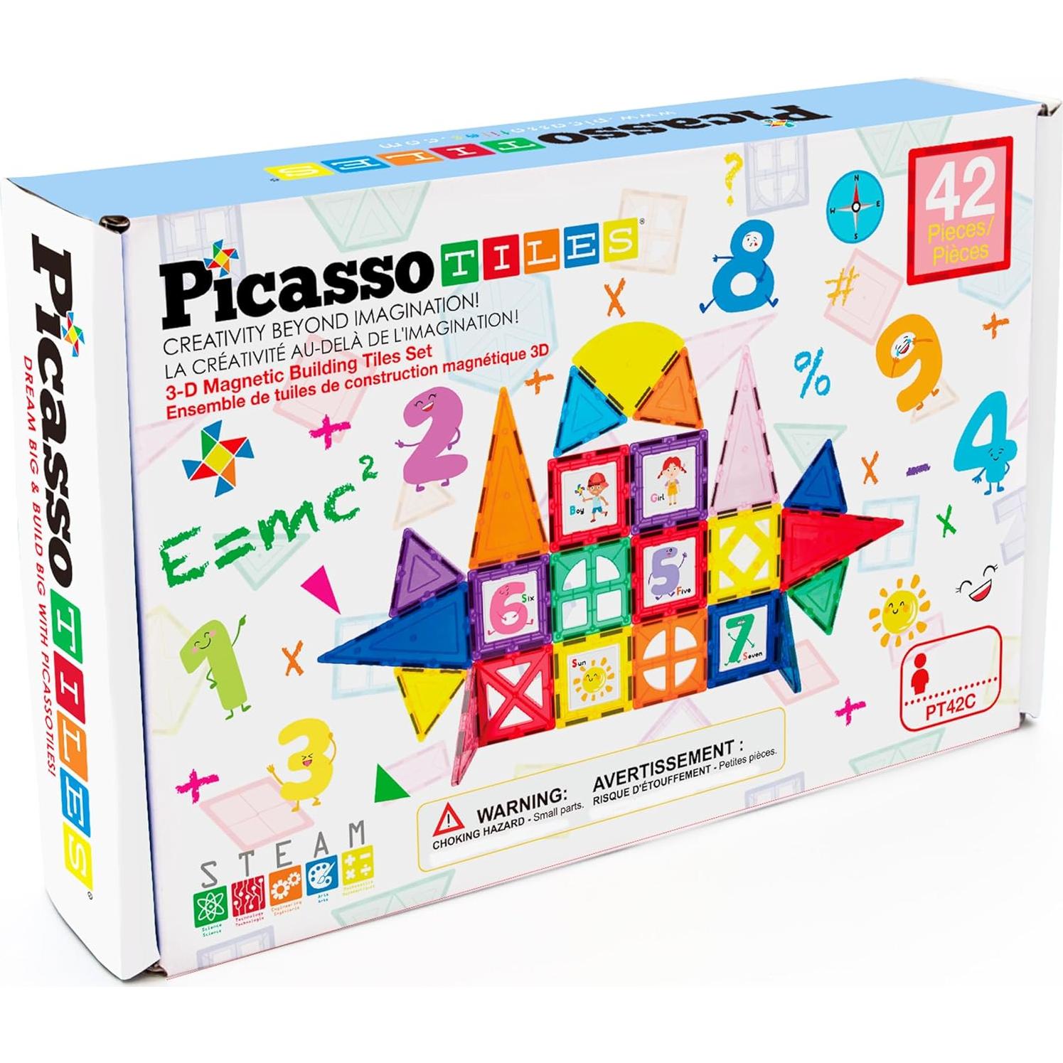 Bloques de Construcción Magnéticos PicassoTiles 100 Piezas