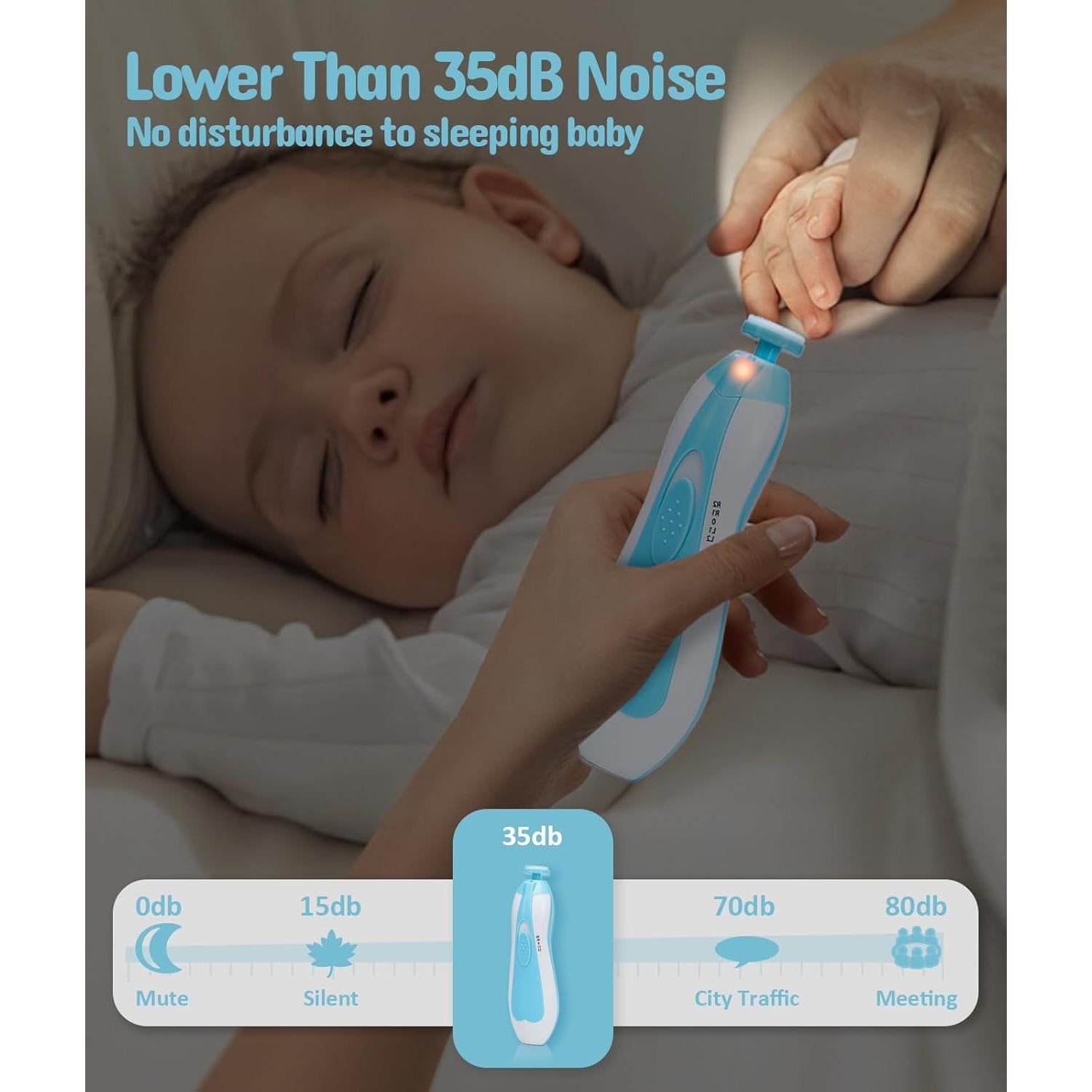 Kit de Cuidado para Bebés YASEW 7 en 1 con Cortador Eléctrico