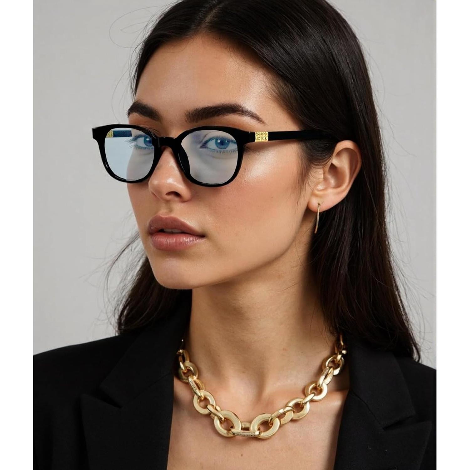 Gafas Redondas EYLRIM con Protección Luz Azul - Modelo EYL9916