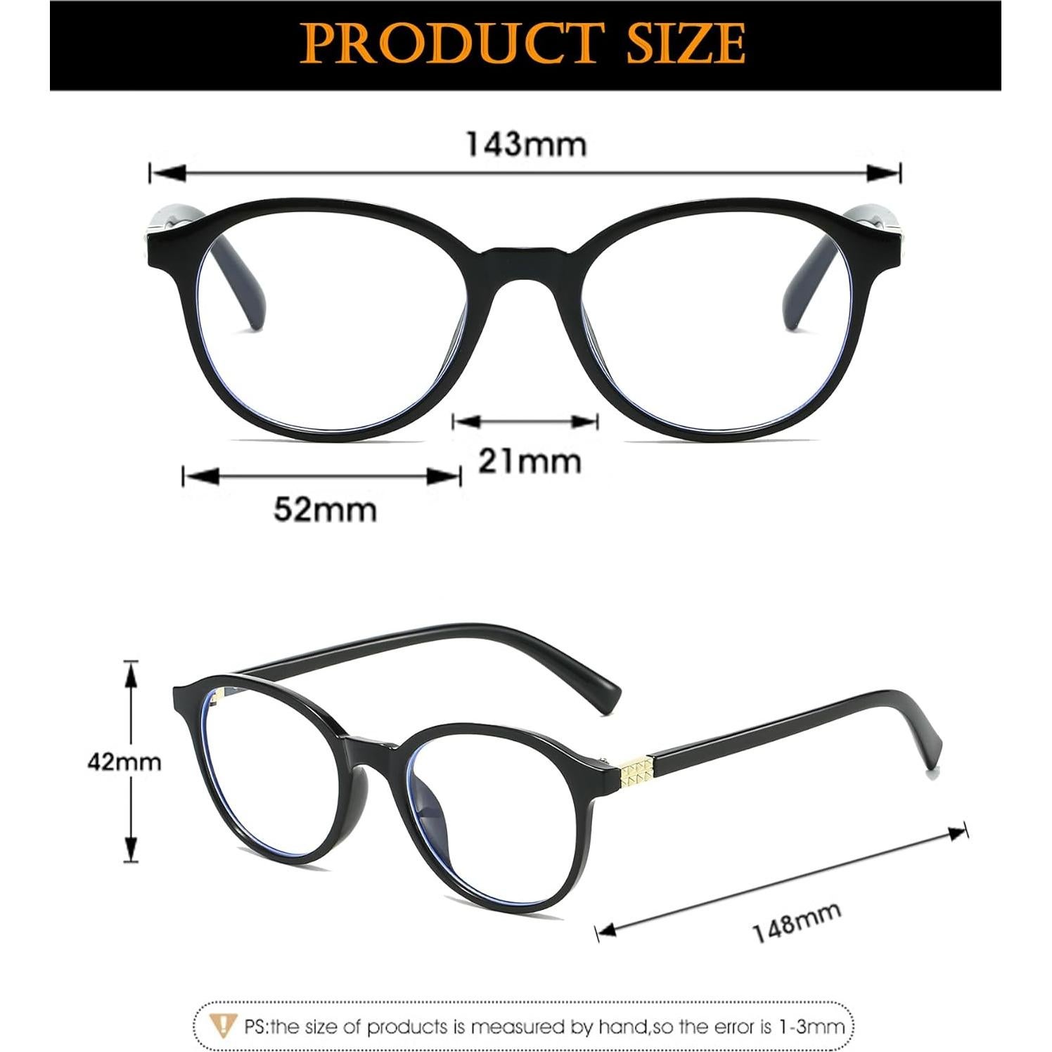 Gafas Redondas EYLRIM con Protección Luz Azul - Modelo EYL9916