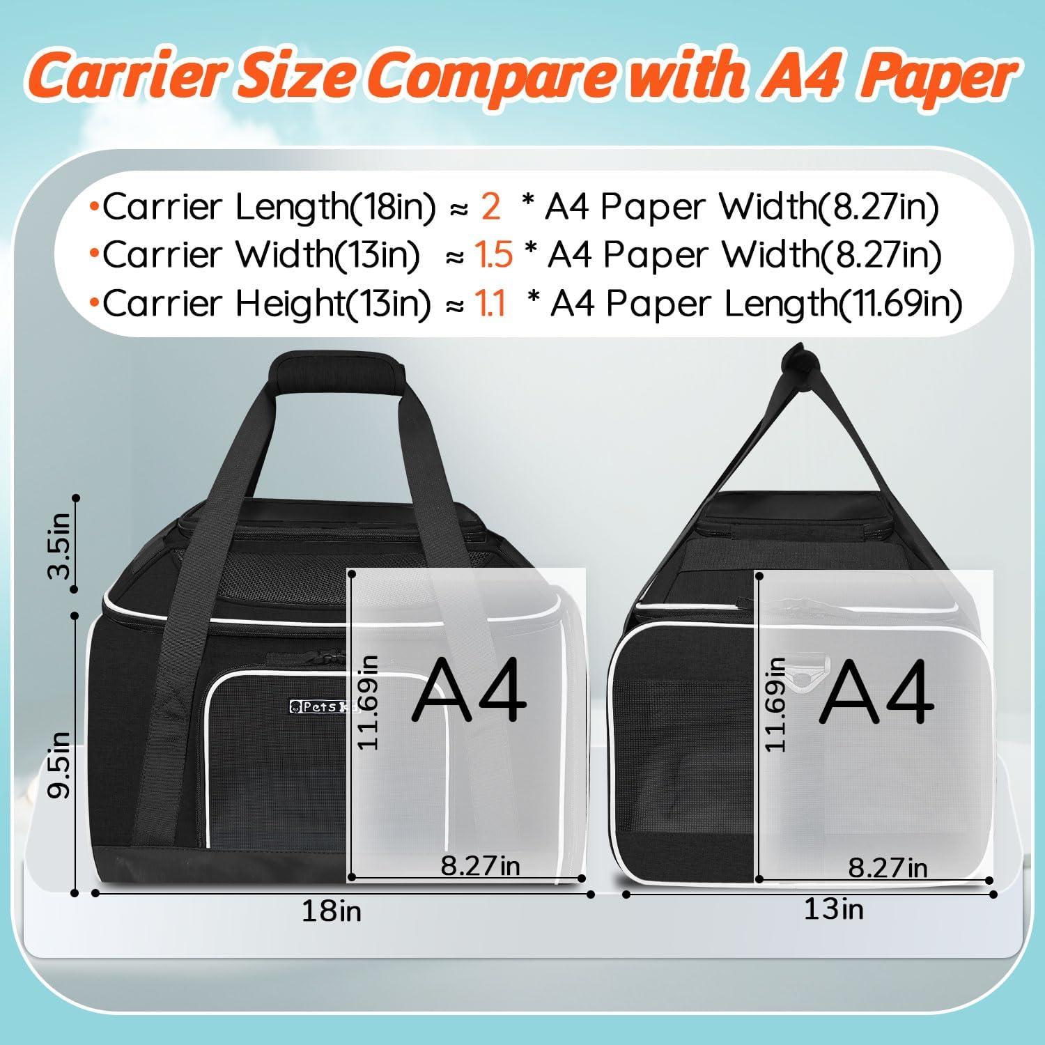 Transportadora Expandible Petskd para Mascotas Pequeñas