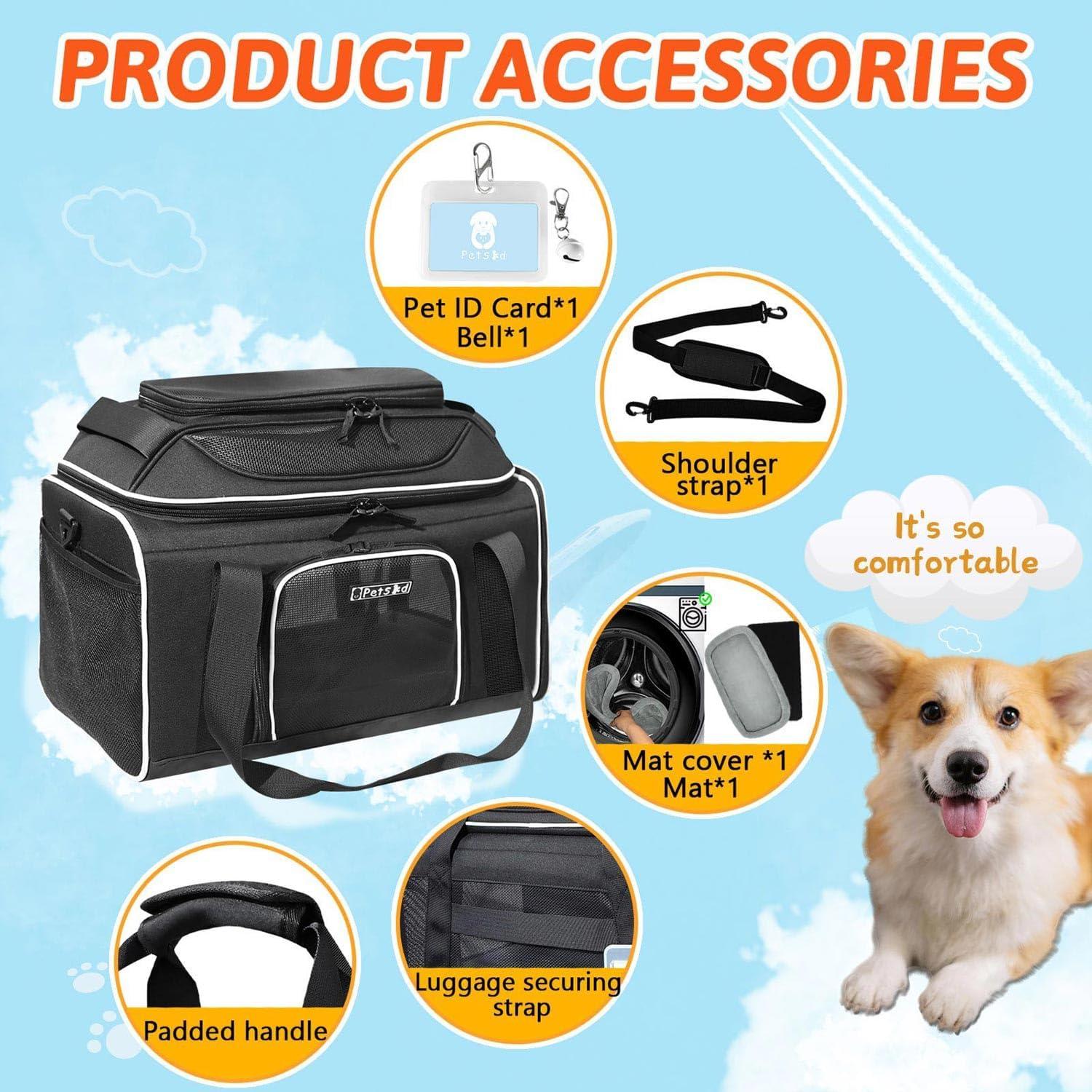 Transportadora Expandible Petskd para Mascotas Pequeñas