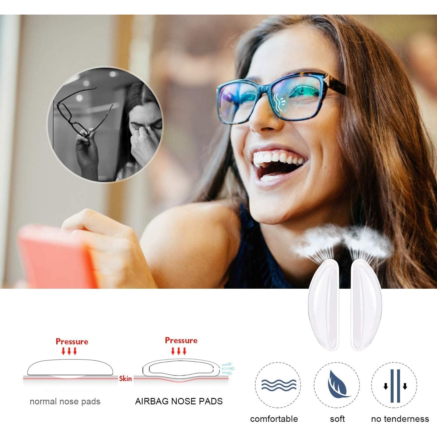 Almohadillas de nariz de silicona autoadhesivas 2.5mm SMARTTOP - 10 pares