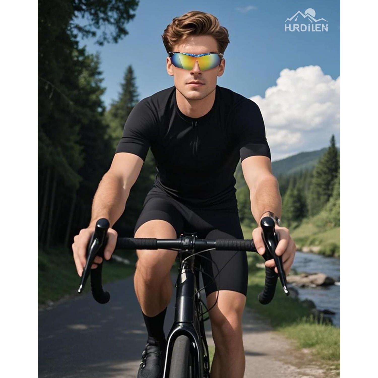 Gafas de Ciclismo Polarizadas UV400 con 5 Lentes Intercambiables