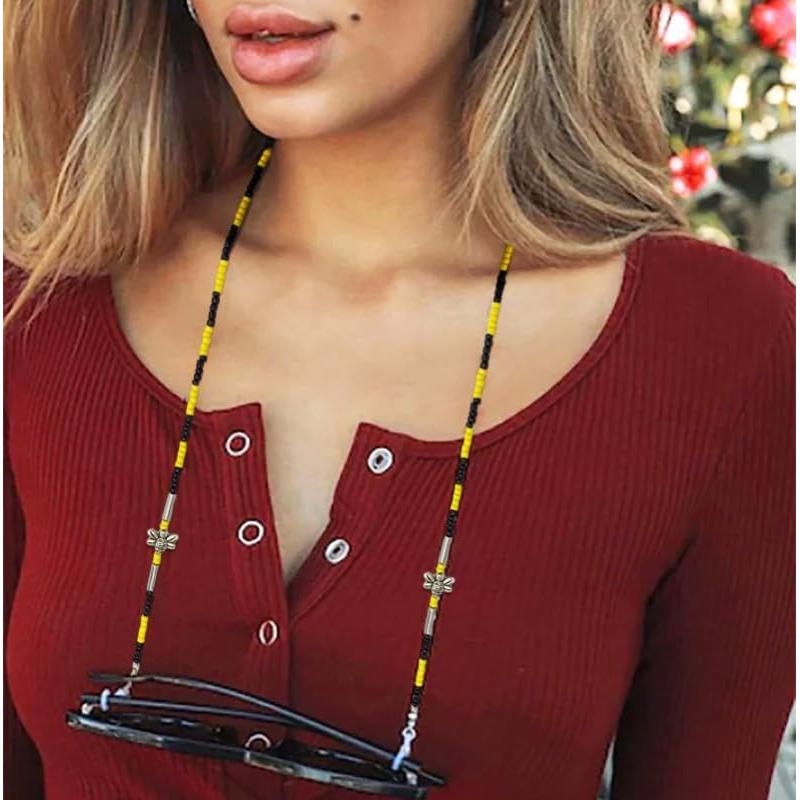 Cadena de Gafas de Cristal Gintei para Mujeres - Soporte Elegante