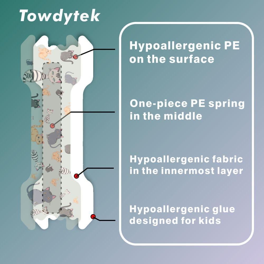 Tiras Nasales para Niños Towdytek 30pcs Antironquidos