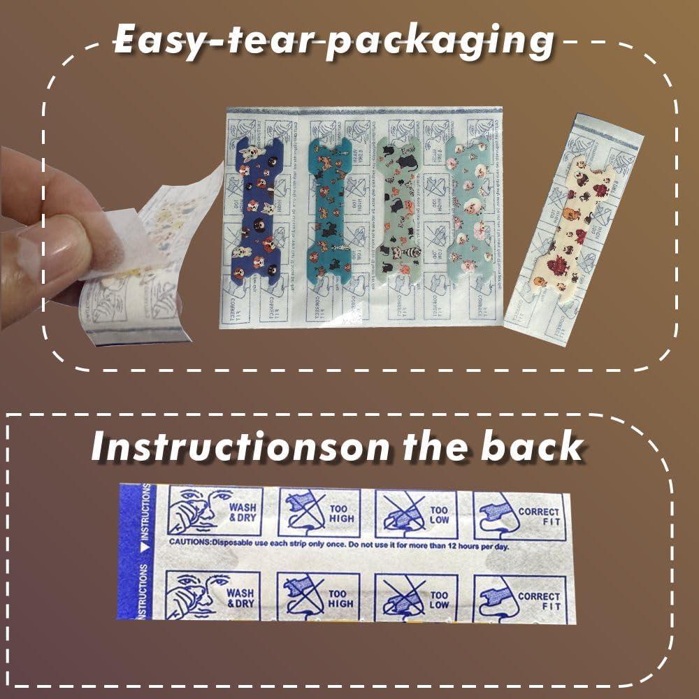 Tiras Nasales para Niños Towdytek 30pcs Antironquidos