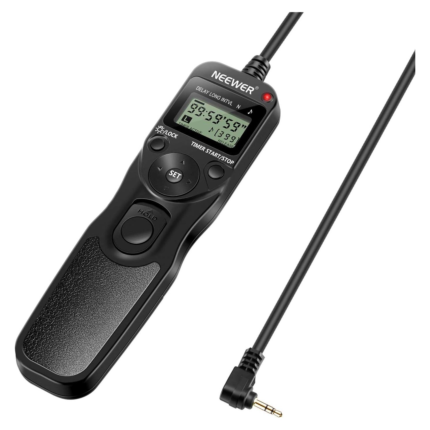 Control Remoto Neewer para Canon y Pentax con Temporizador LCD