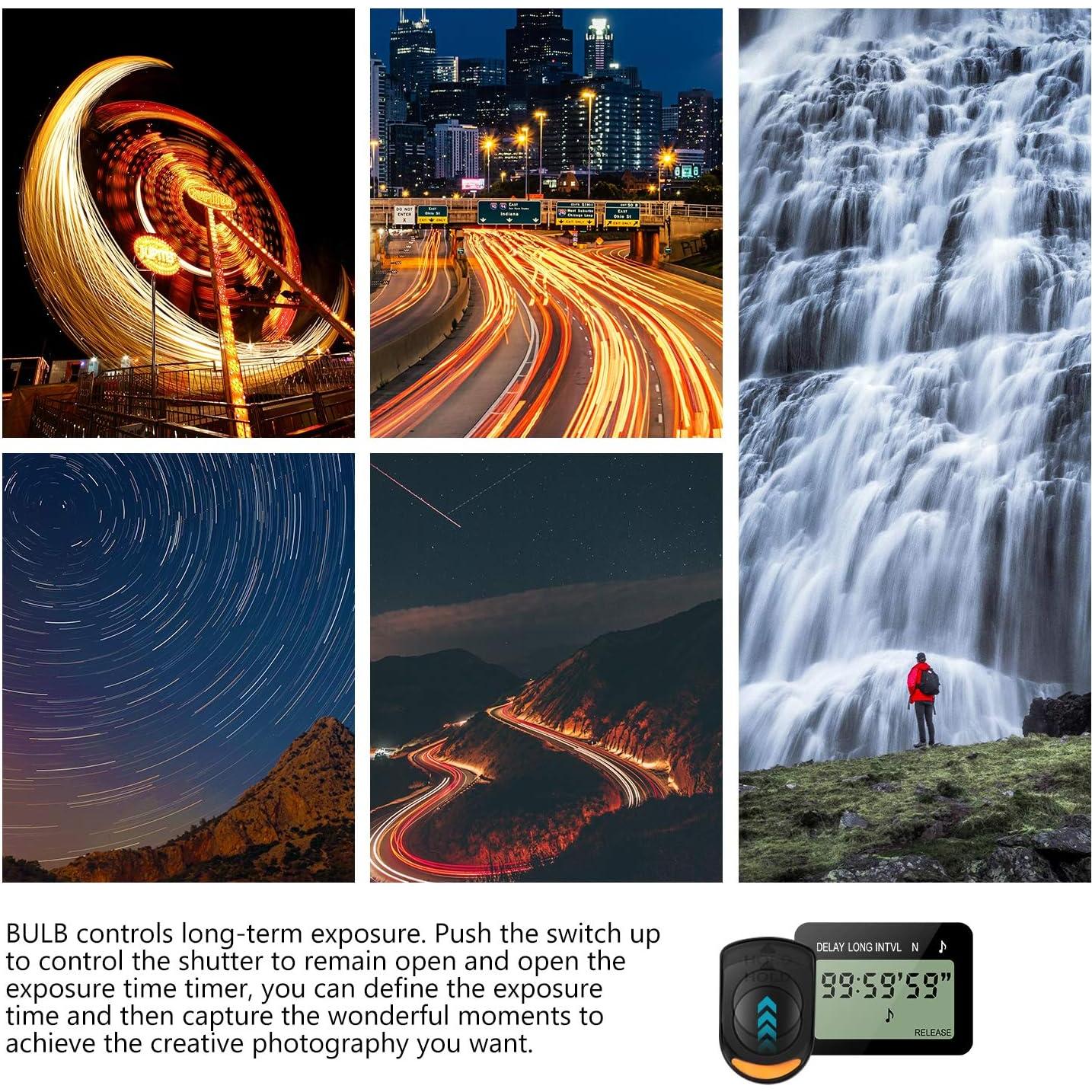 Control Remoto Neewer para Canon y Pentax con Temporizador LCD