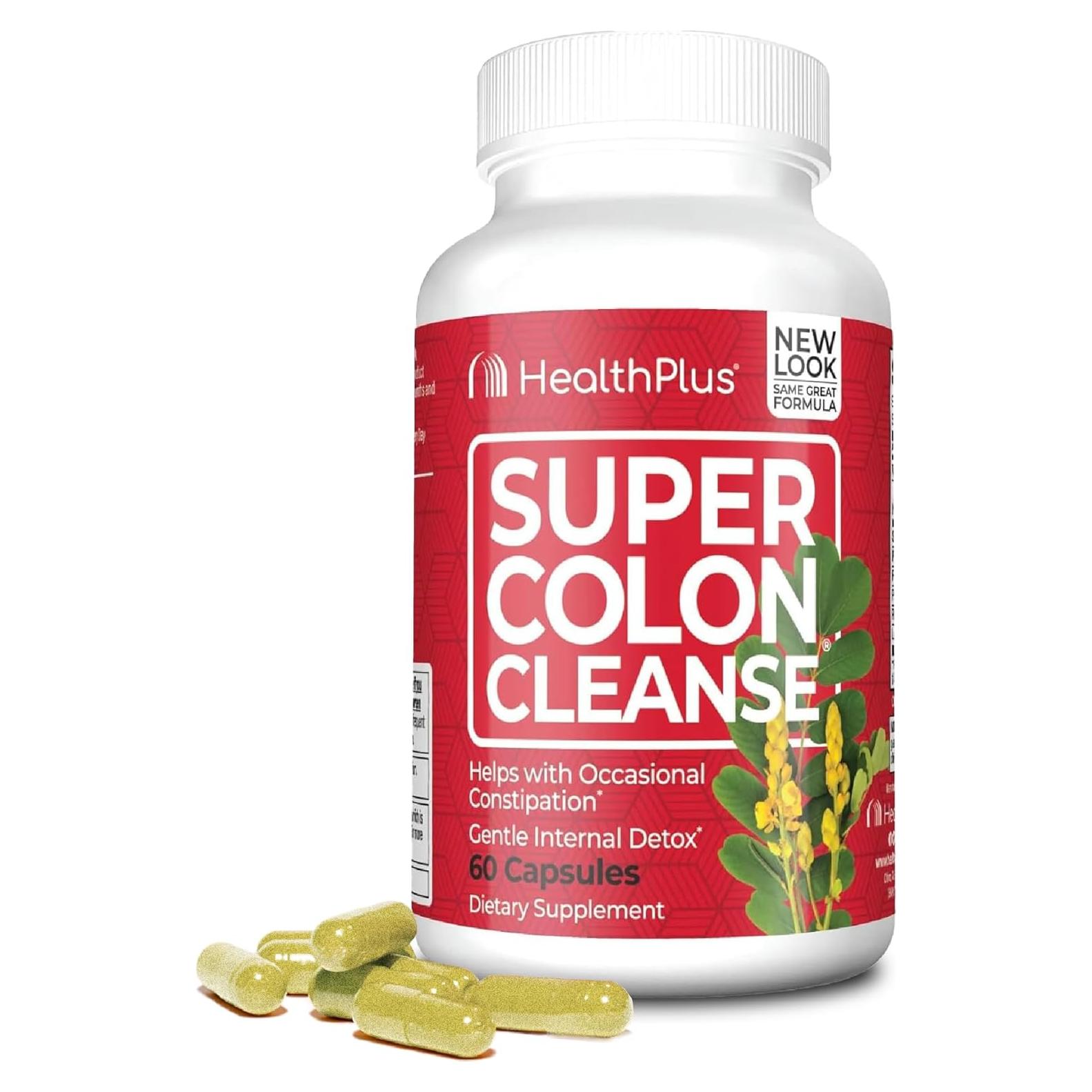 Health Plus Super Colon Cleanse 60 Cápsulas Detox Digestivo