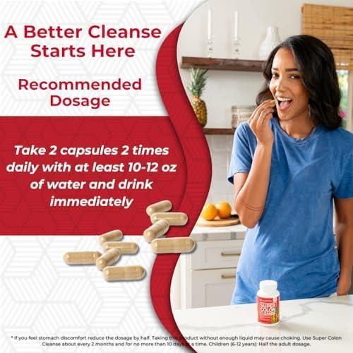 Health Plus Super Colon Cleanse 60 Cápsulas Detox Digestivo
