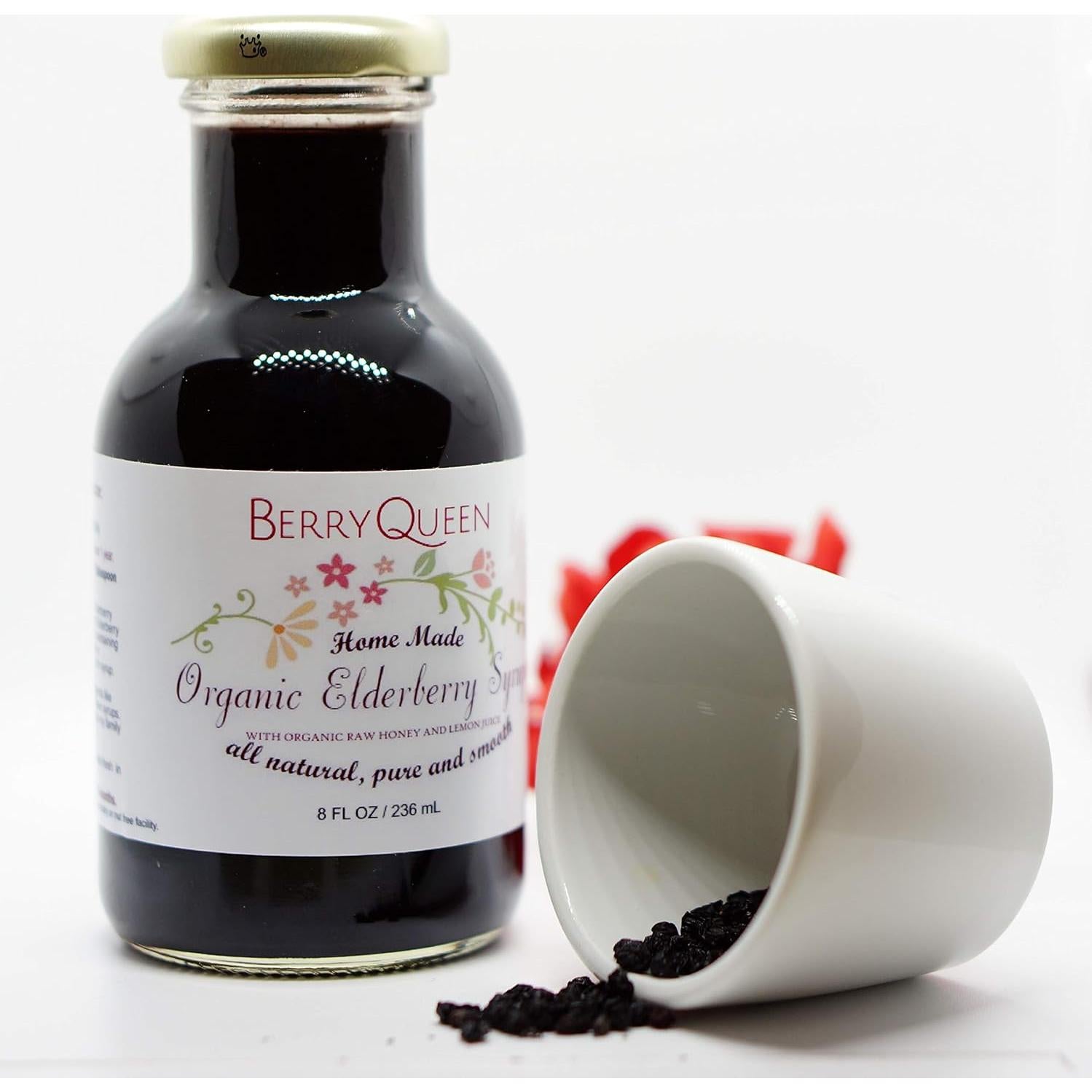 Jarabe de Sábila Orgánico BerryQueen 227g - Suplemento Natural