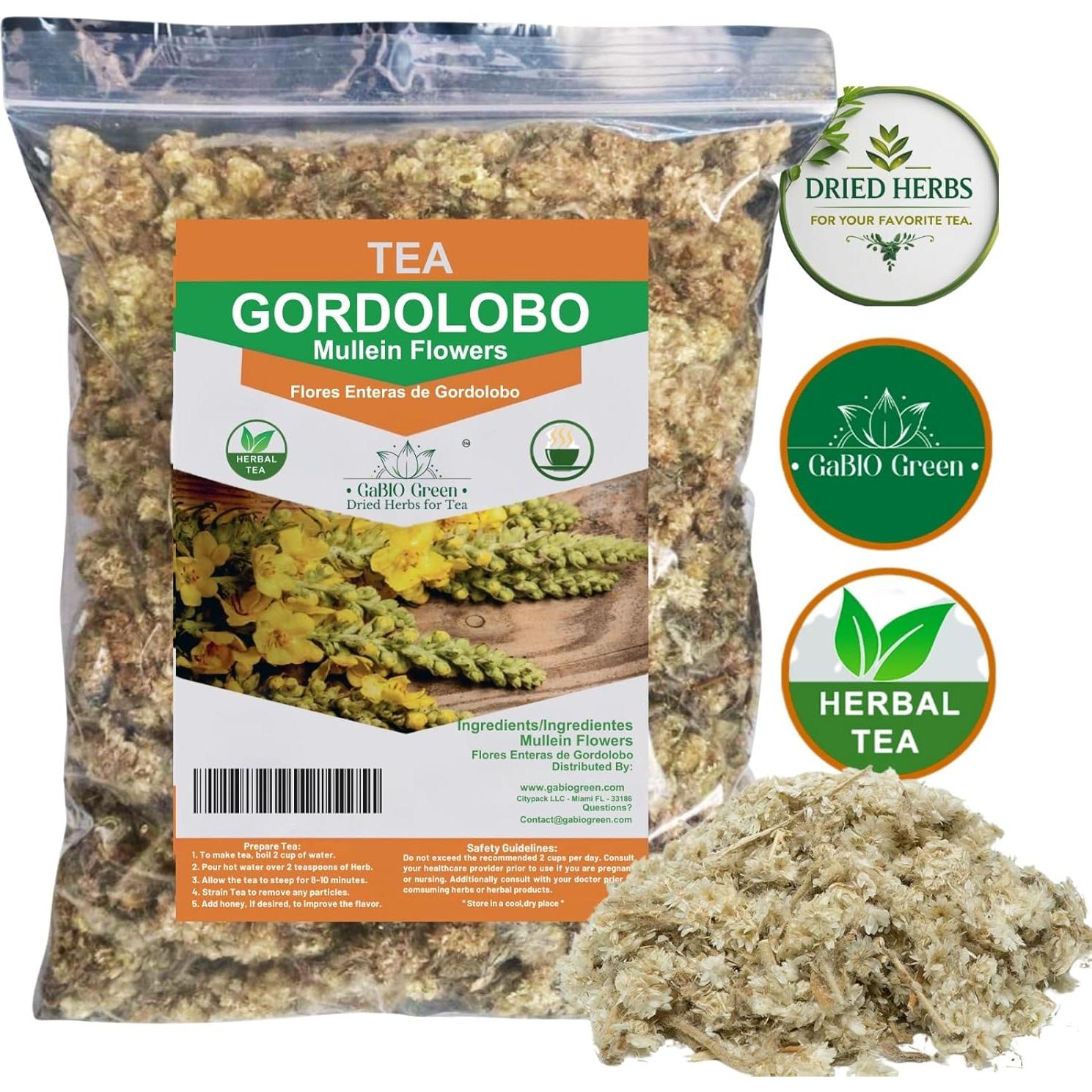 Flores Secas de Gordolobo Gabiogreen 59g para Té Herbal