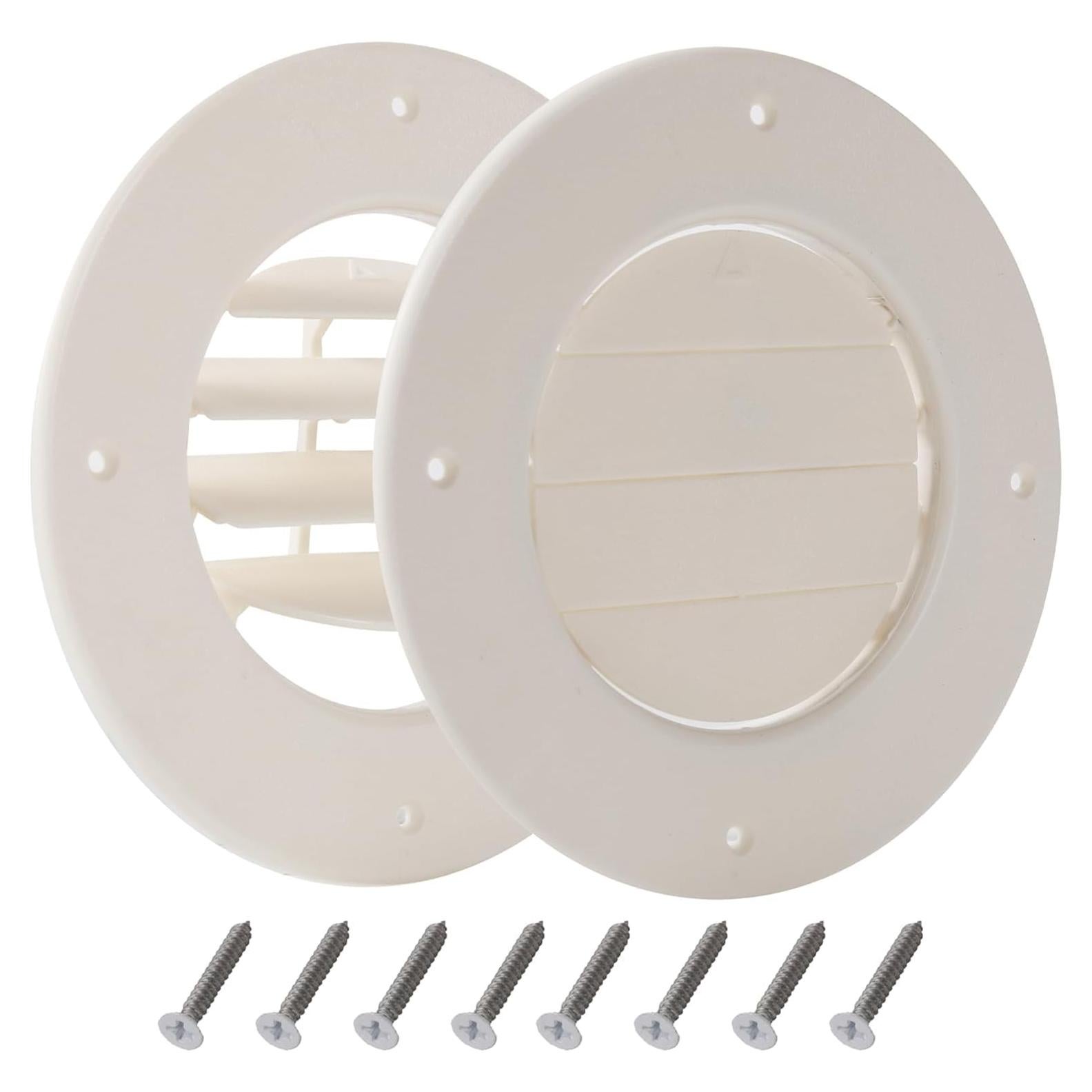 Paquete de 2 Cubiertas de Ventilación de Techo Calvana 16.5 cm