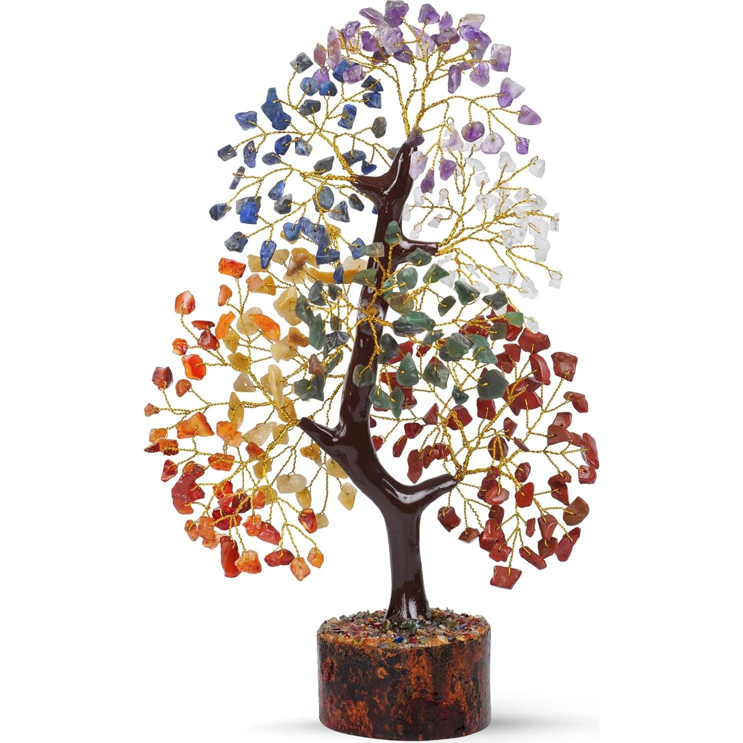 Árbol de la Vida 7 Chakras SUBYATH CRYSTAL 25 cm