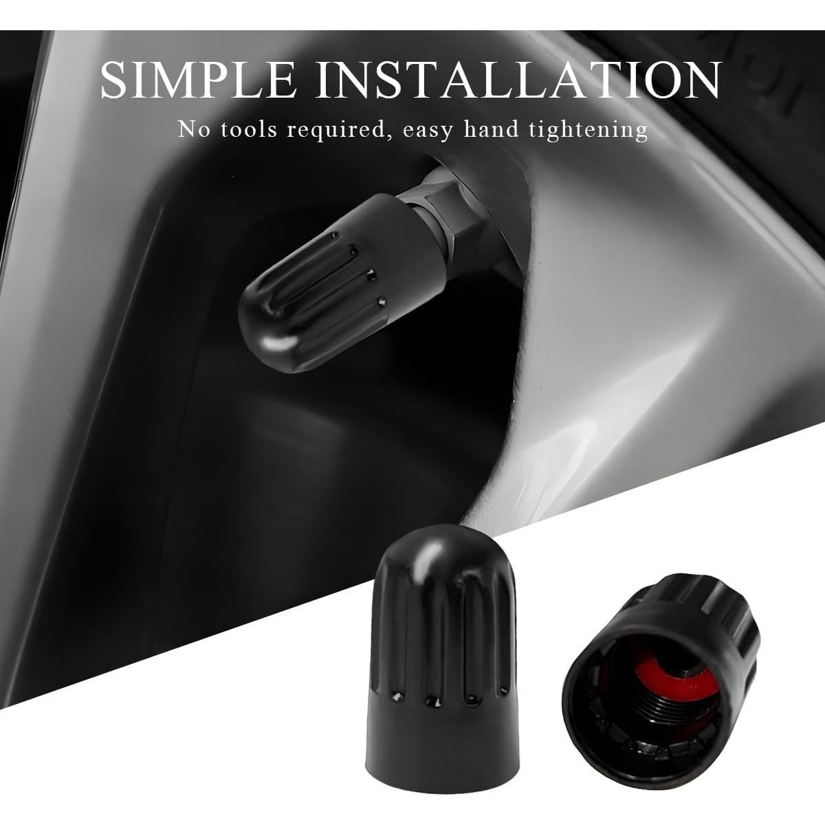 15 Tapones de Válvula de Neumático Gasedin - Ajuste Universal