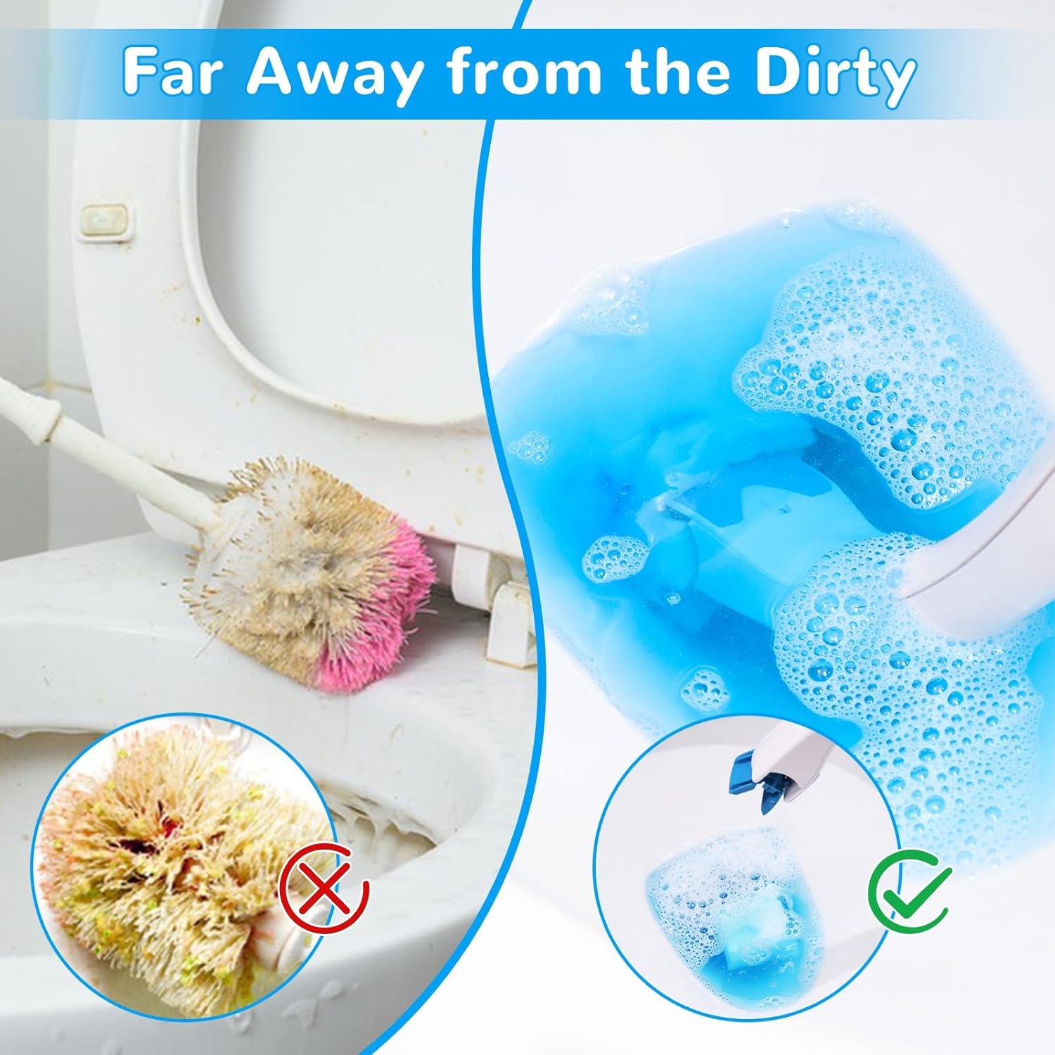 36 Recargas Desechables de Papel para Cepillo de Inodoro Effacera