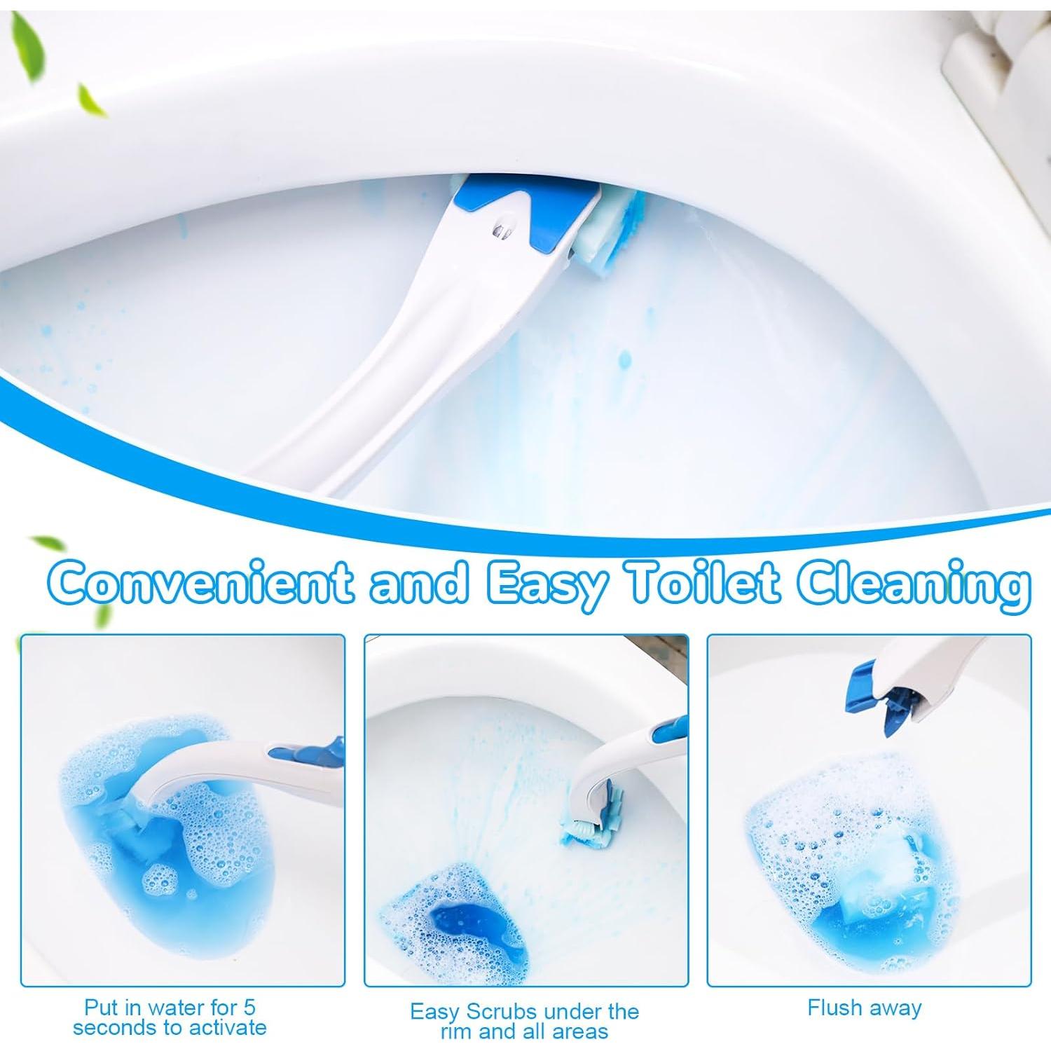 36 Recargas Desechables de Papel para Cepillo de Inodoro Effacera
