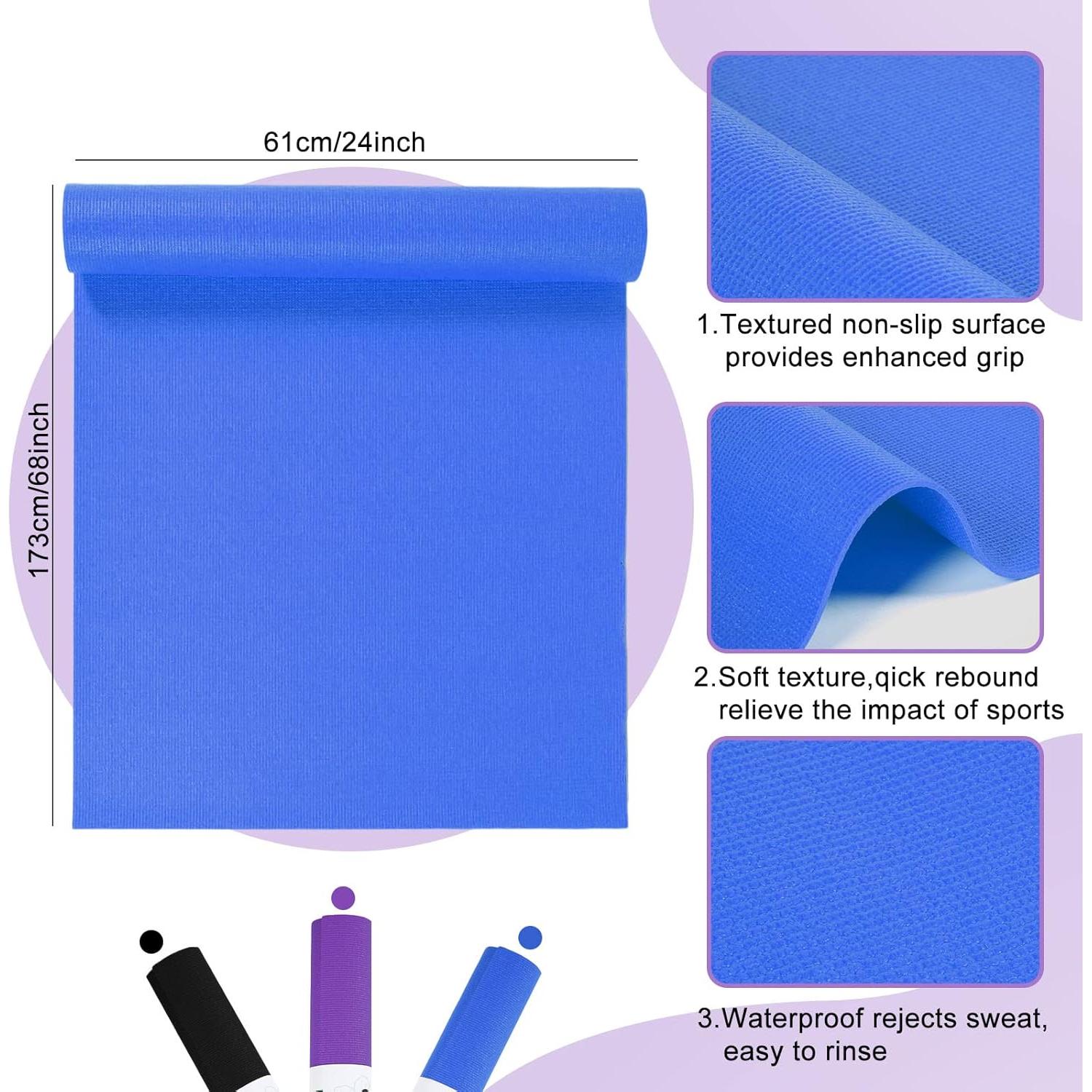 Esteras de Yoga Amylove 12 Piezas Antideslizantes 173x61 cm