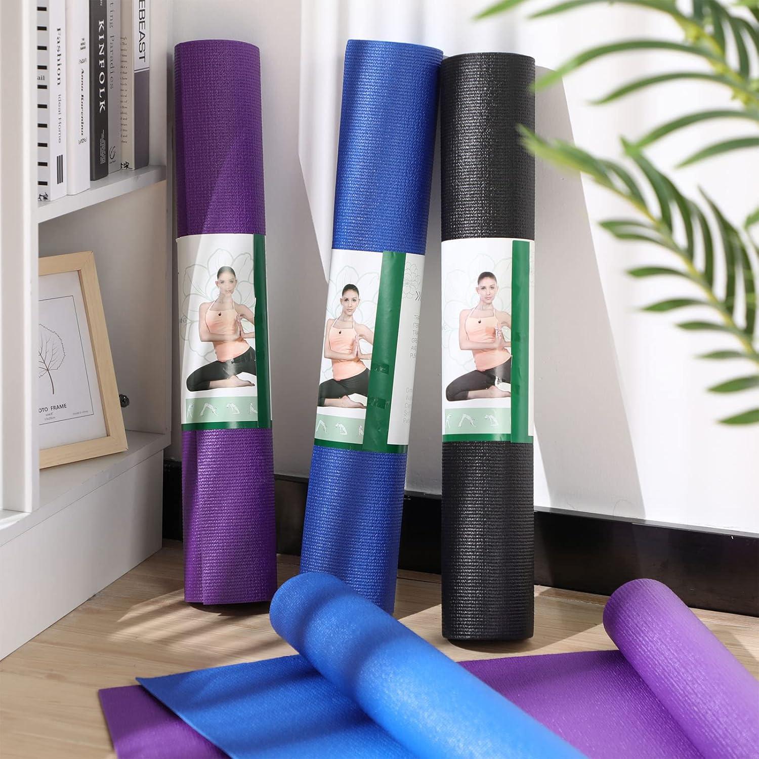 Esteras de Yoga Amylove 12 Piezas Antideslizantes 173x61 cm