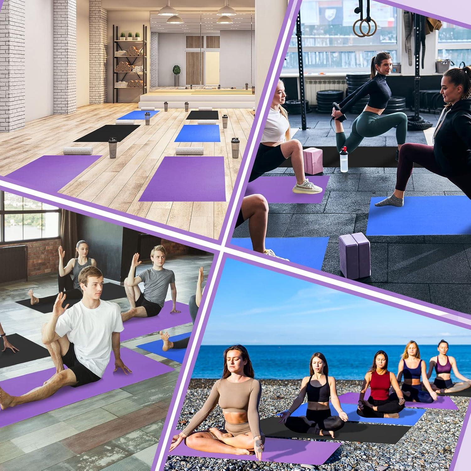 Esteras de Yoga Amylove 12 Piezas Antideslizantes 173x61 cm