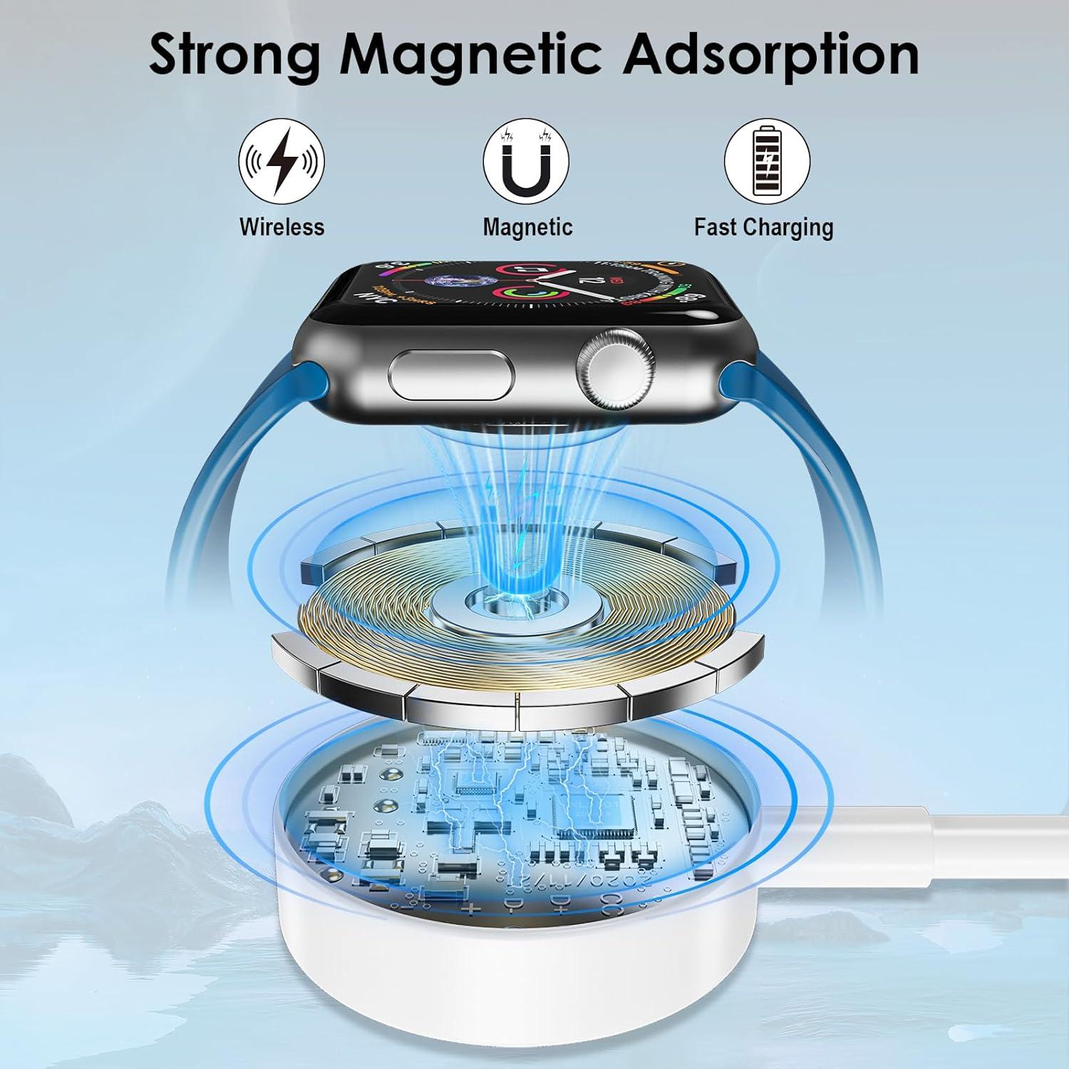 Cable de Carga Múltiple 3 en 1 Autallgee 125 cm para iWatch