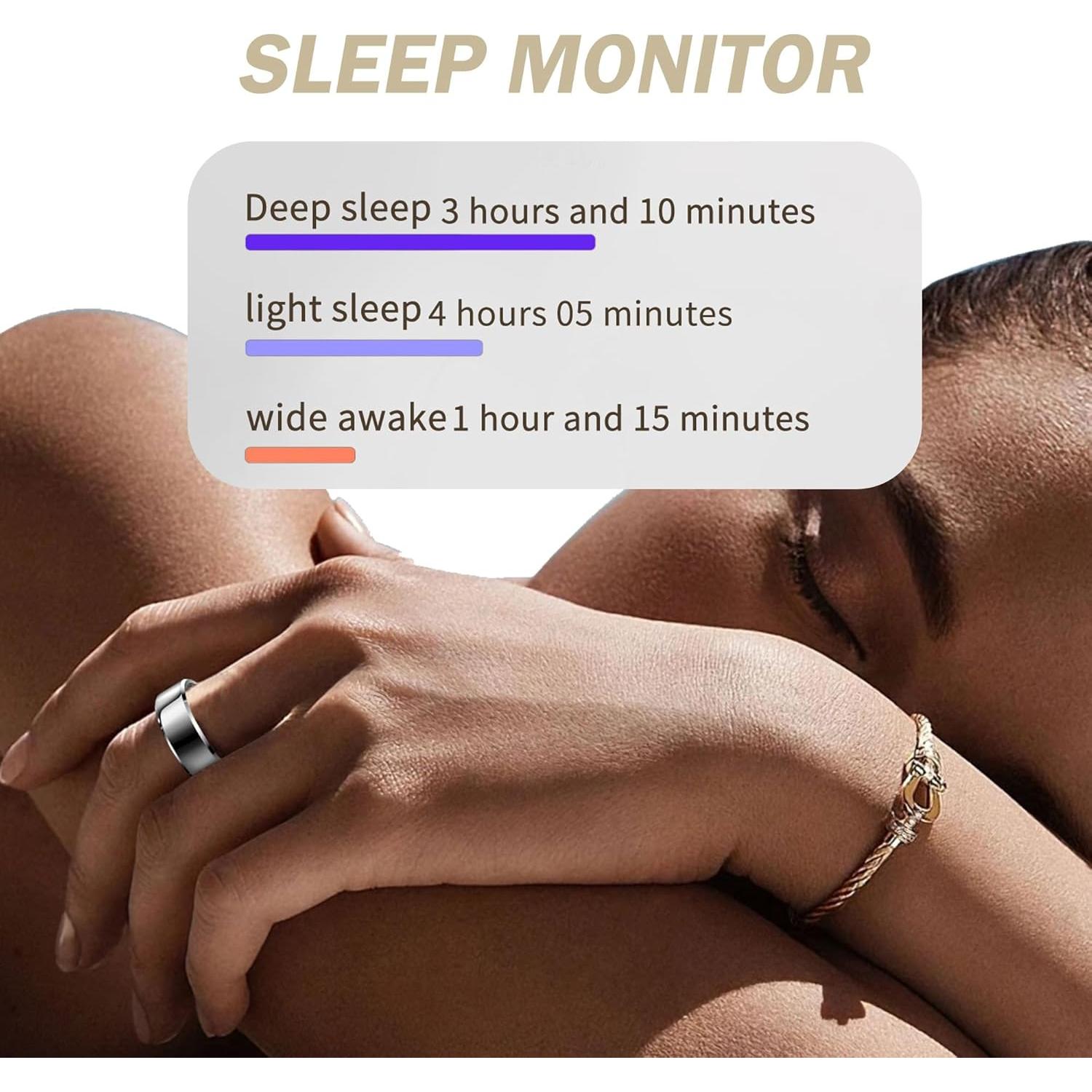 Anillo Inteligente CNBRO Monitor de Salud IP68 Bluetooth