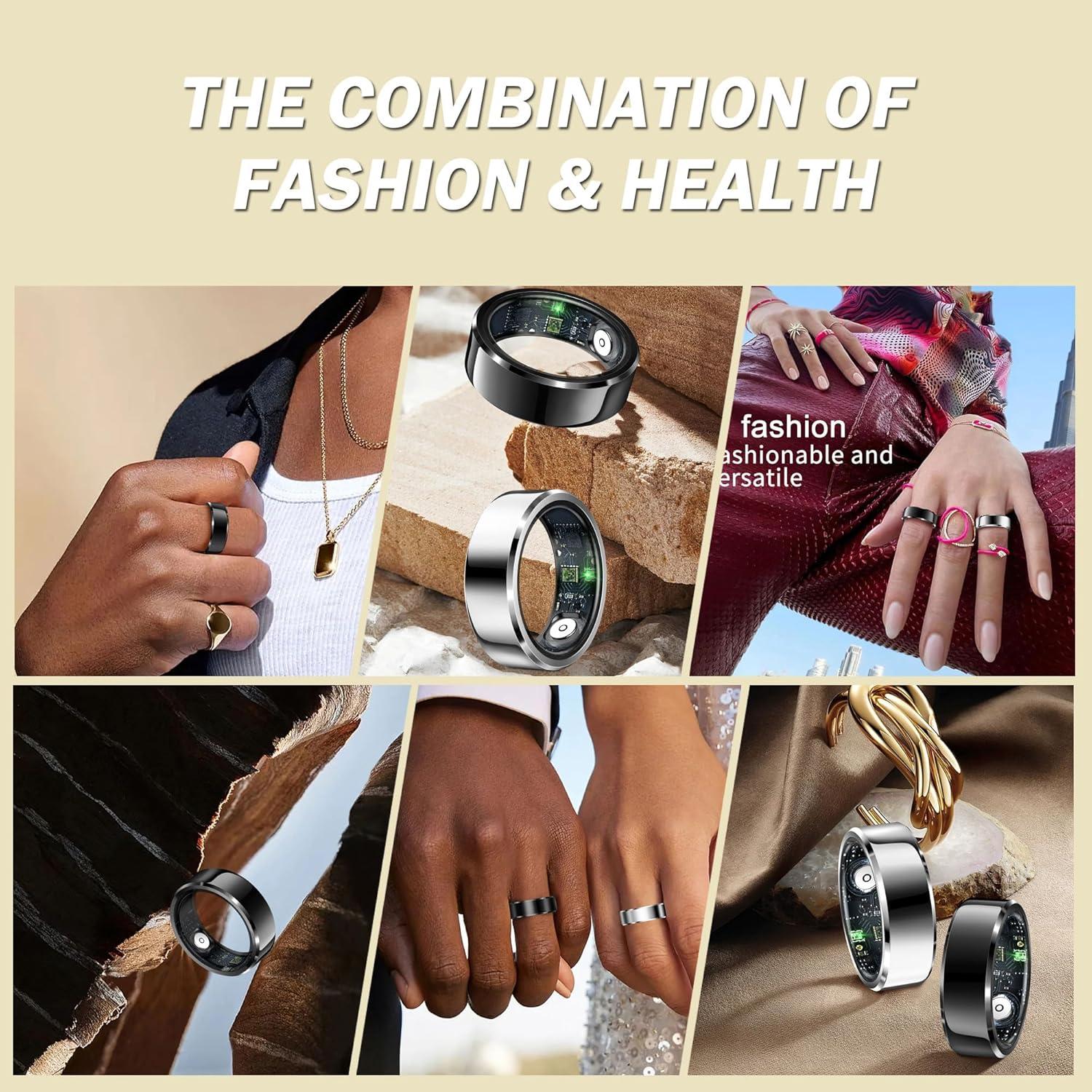 Anillo Inteligente CNBRO Monitor de Salud IP68 Bluetooth