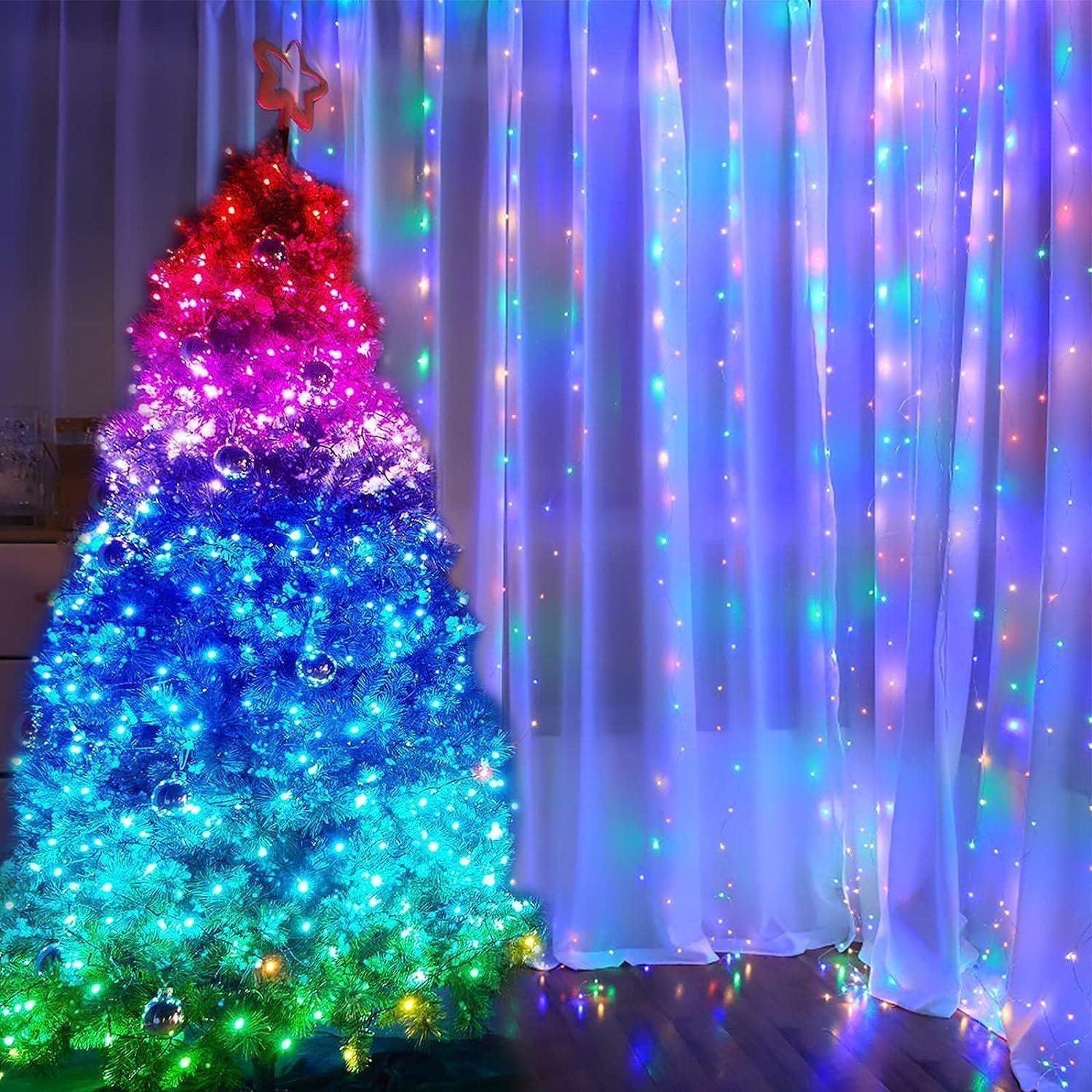 Luces de Cuerda LED Jezoll 300 luces Multicolor 2.99x2.99m