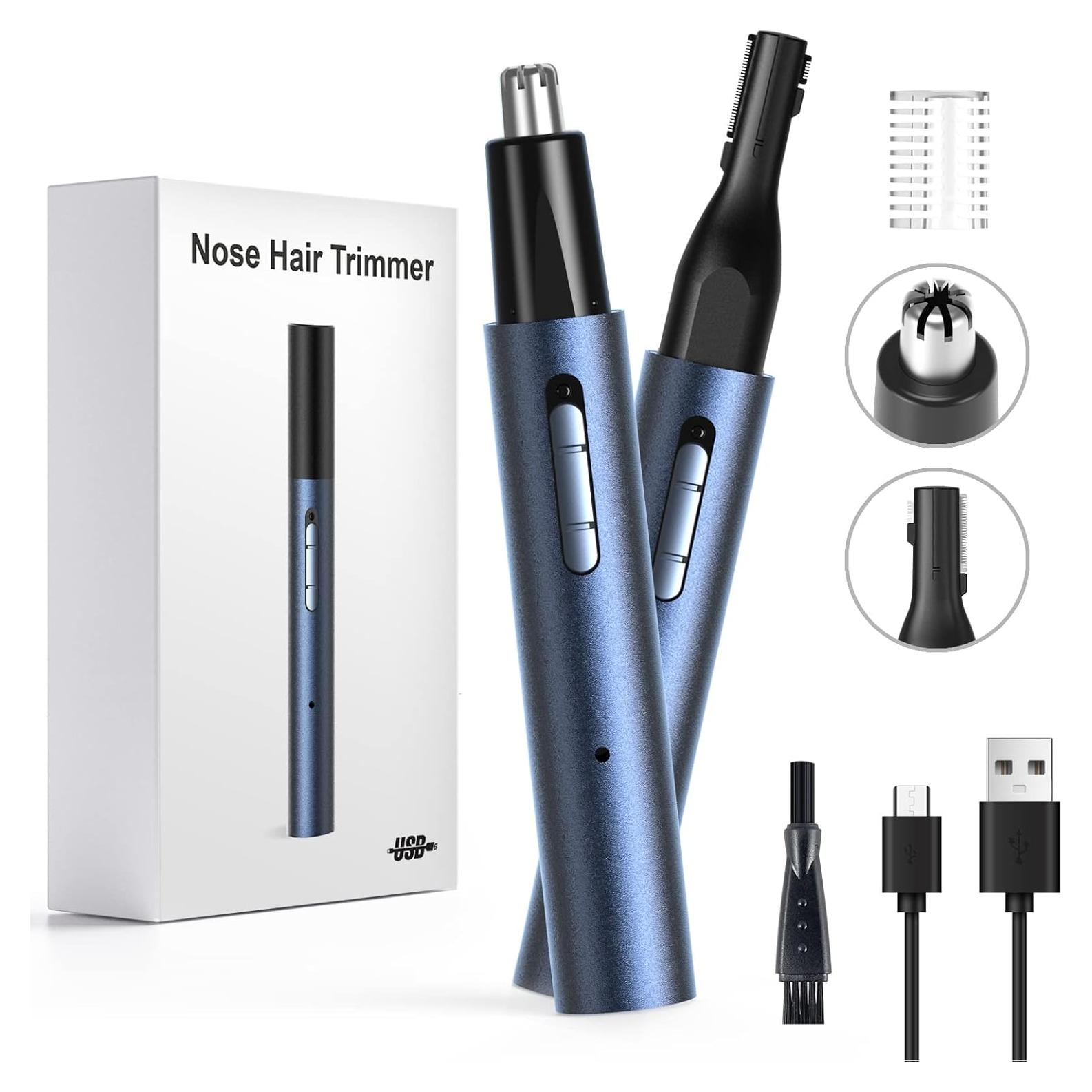 Recortador de Vello Nasal y Auricular AHHFEI USB Recargable