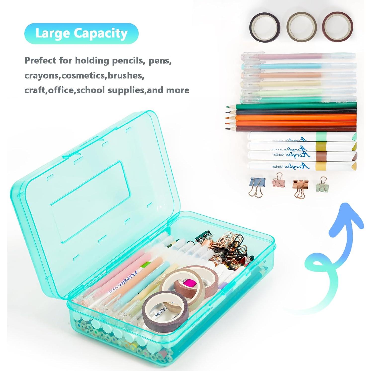 Estuche de Lápices Verde PB36, Gran Capacidad 20.8x11.7cm