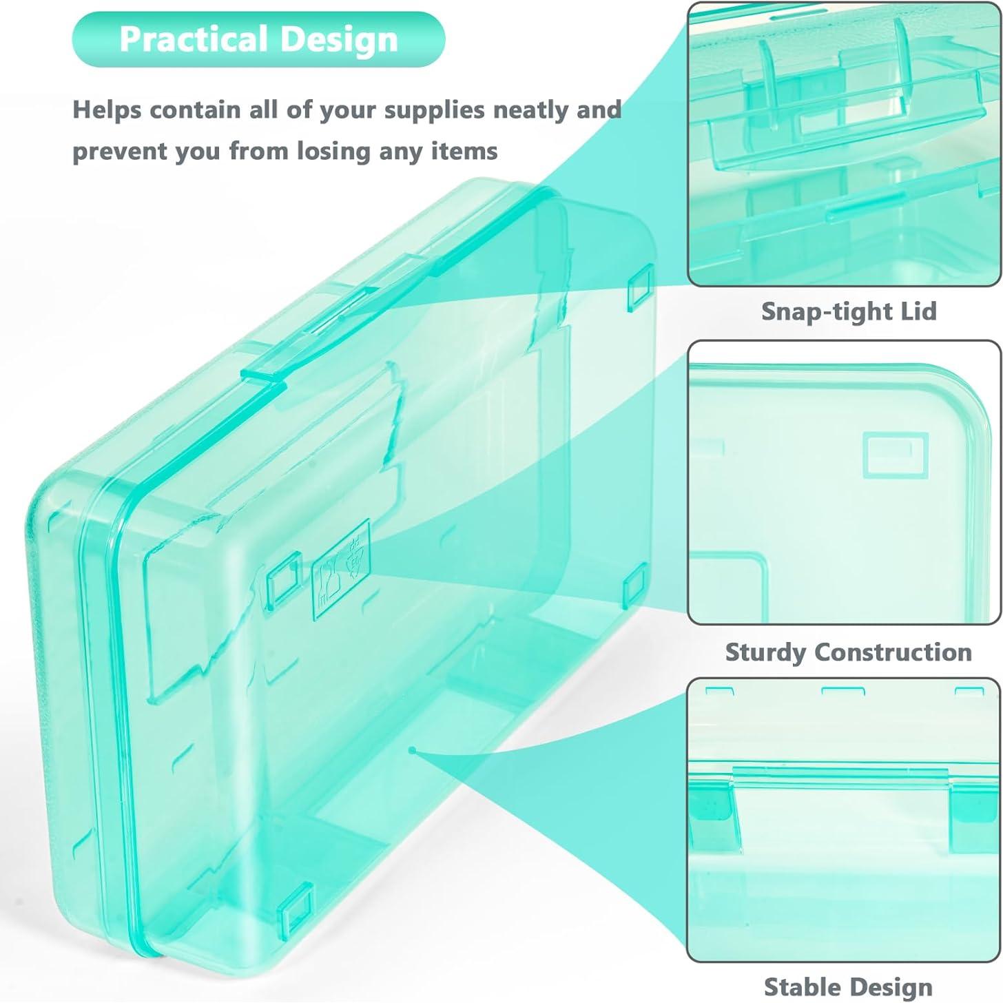 Estuche de Lápices Verde PB36, Gran Capacidad 20.8x11.7cm