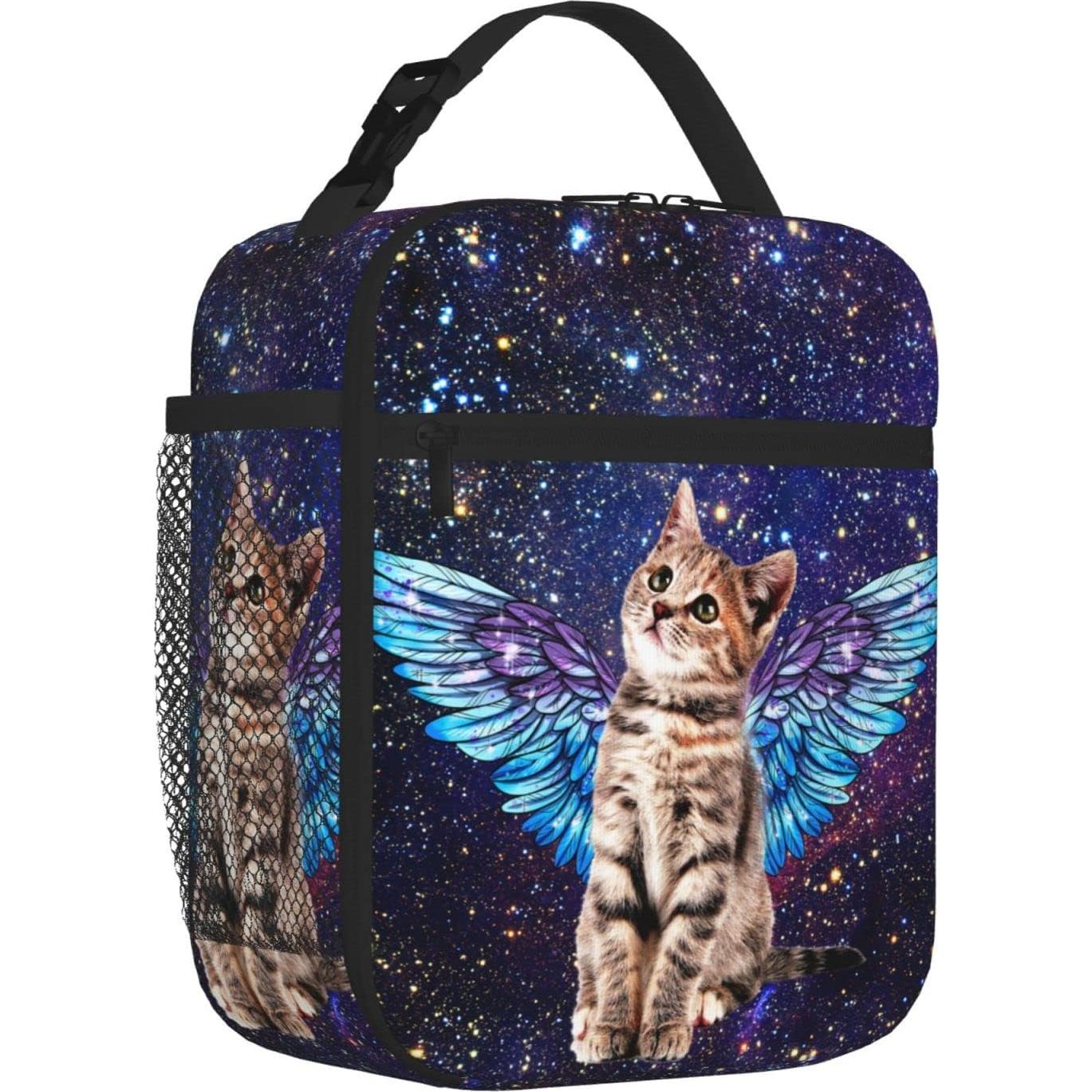 Bolsa de Almuerzo Aislada SARA NELL Gato 25.4x20.3cm