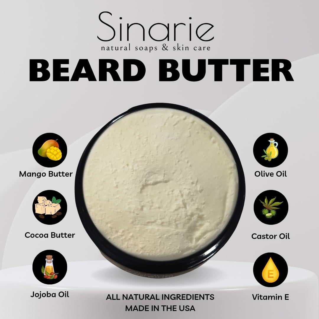 Mantequilla de Barba Batida Sinarie 113 g - Hidratante Cardamomo