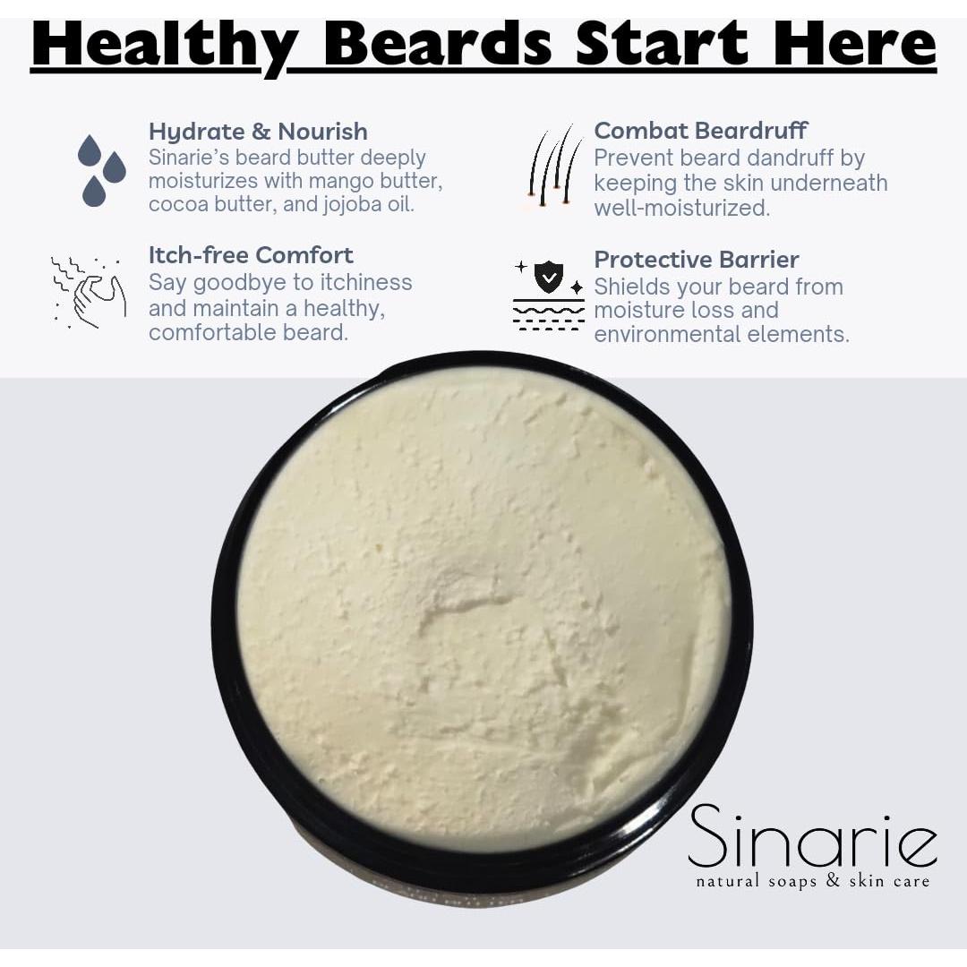 Mantequilla de Barba Batida Sinarie 113 g - Hidratante Cardamomo