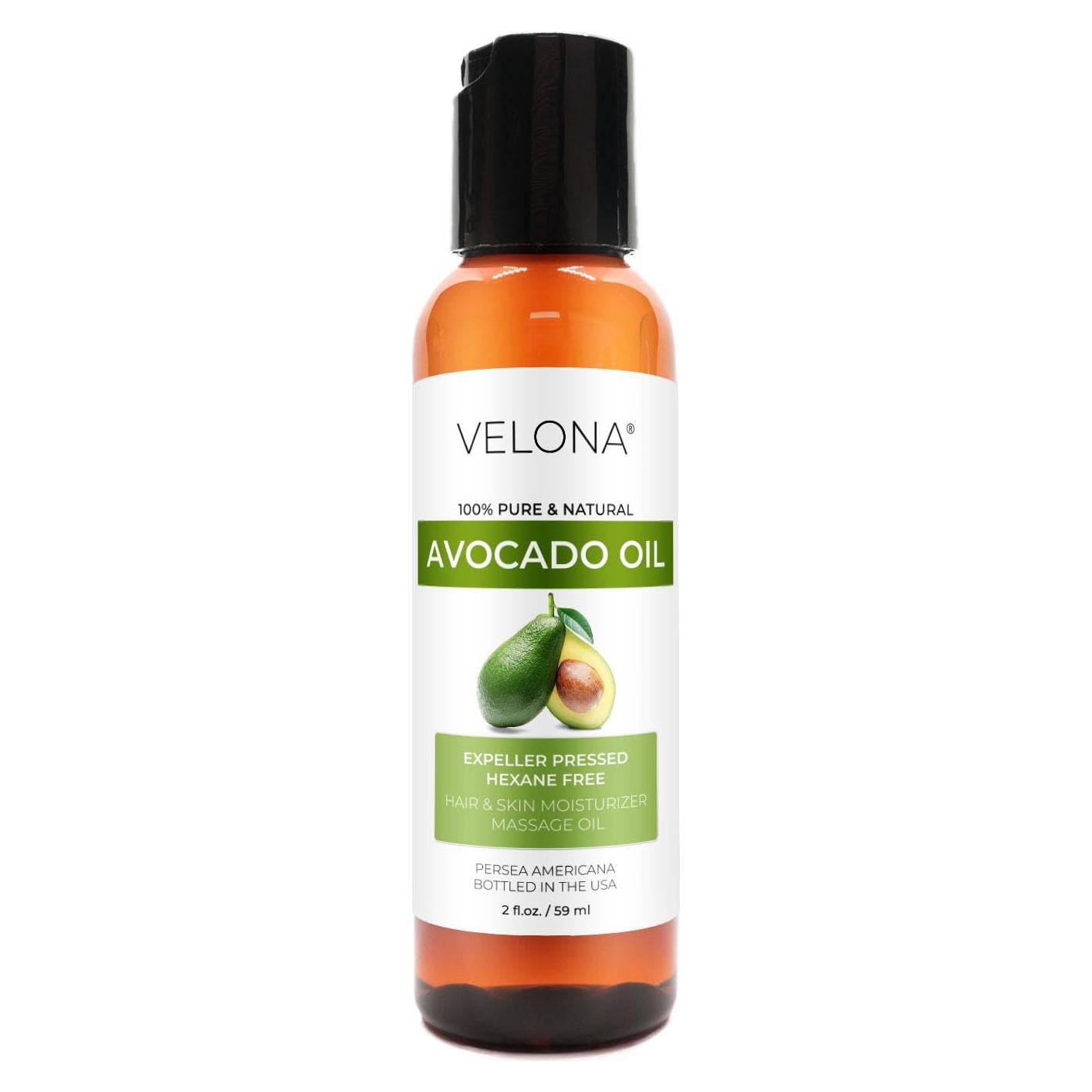 Aceite de Aguacate Velona 60 ml 100% Puro Prensado en Frío