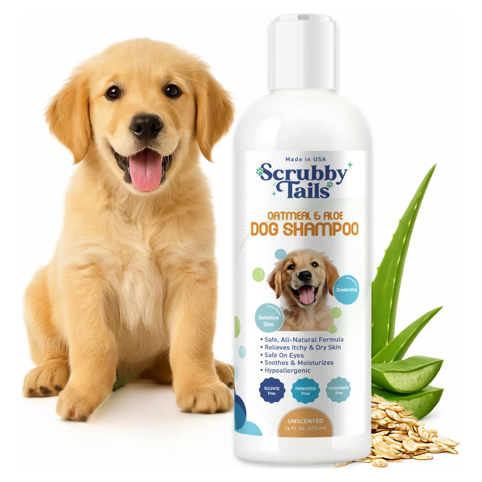Champú Orgánico para Perros Real Organics 473ml Hipoalergénico